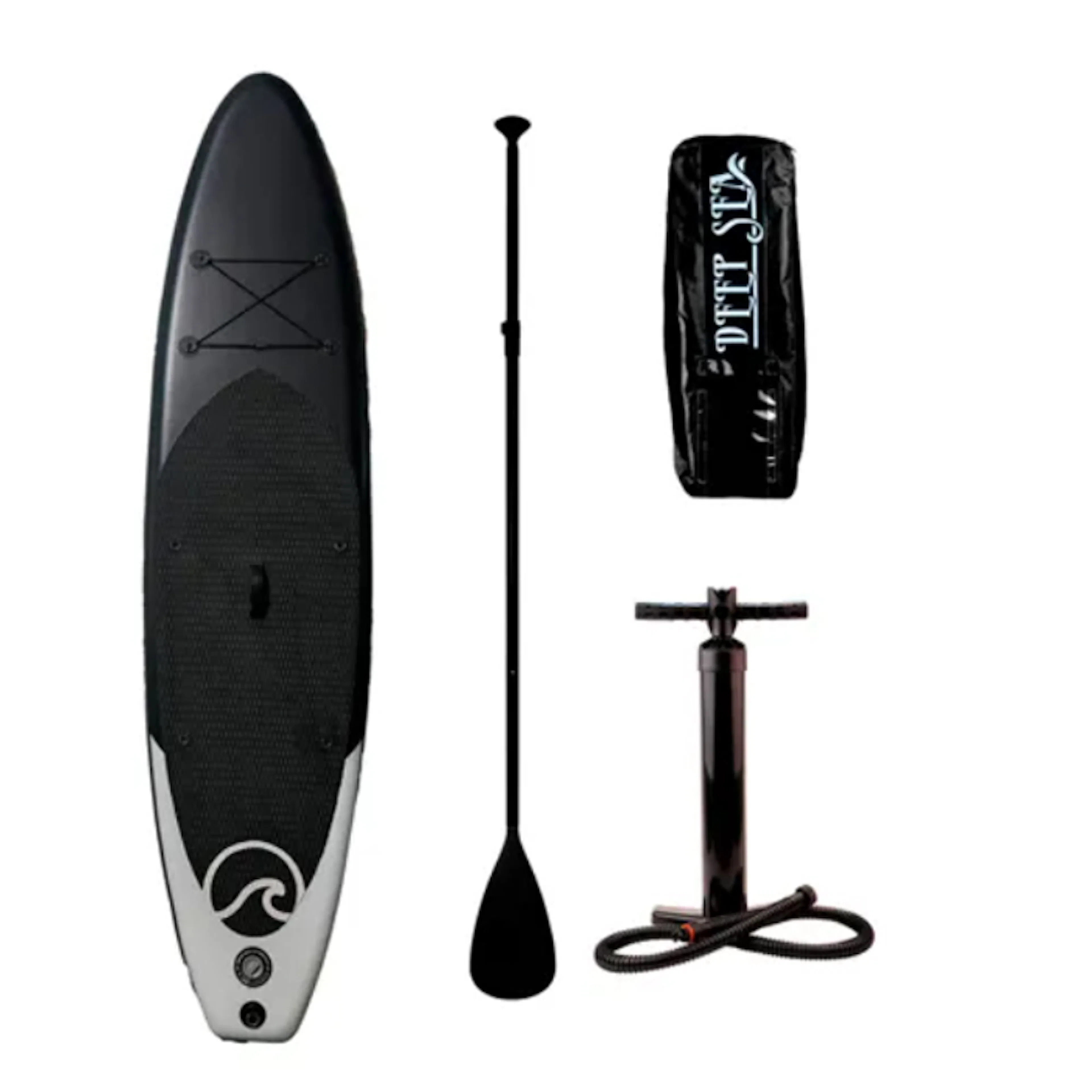 DEEP SEA SUP-BOARD SET PRO 300CM
BLACK Svart