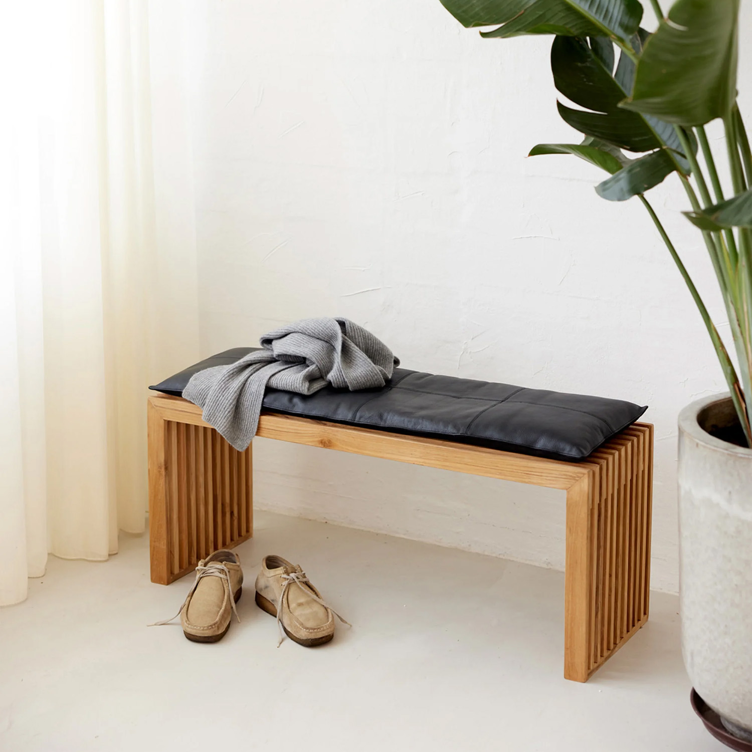 Bänk Cinas Rib 104x35 cm