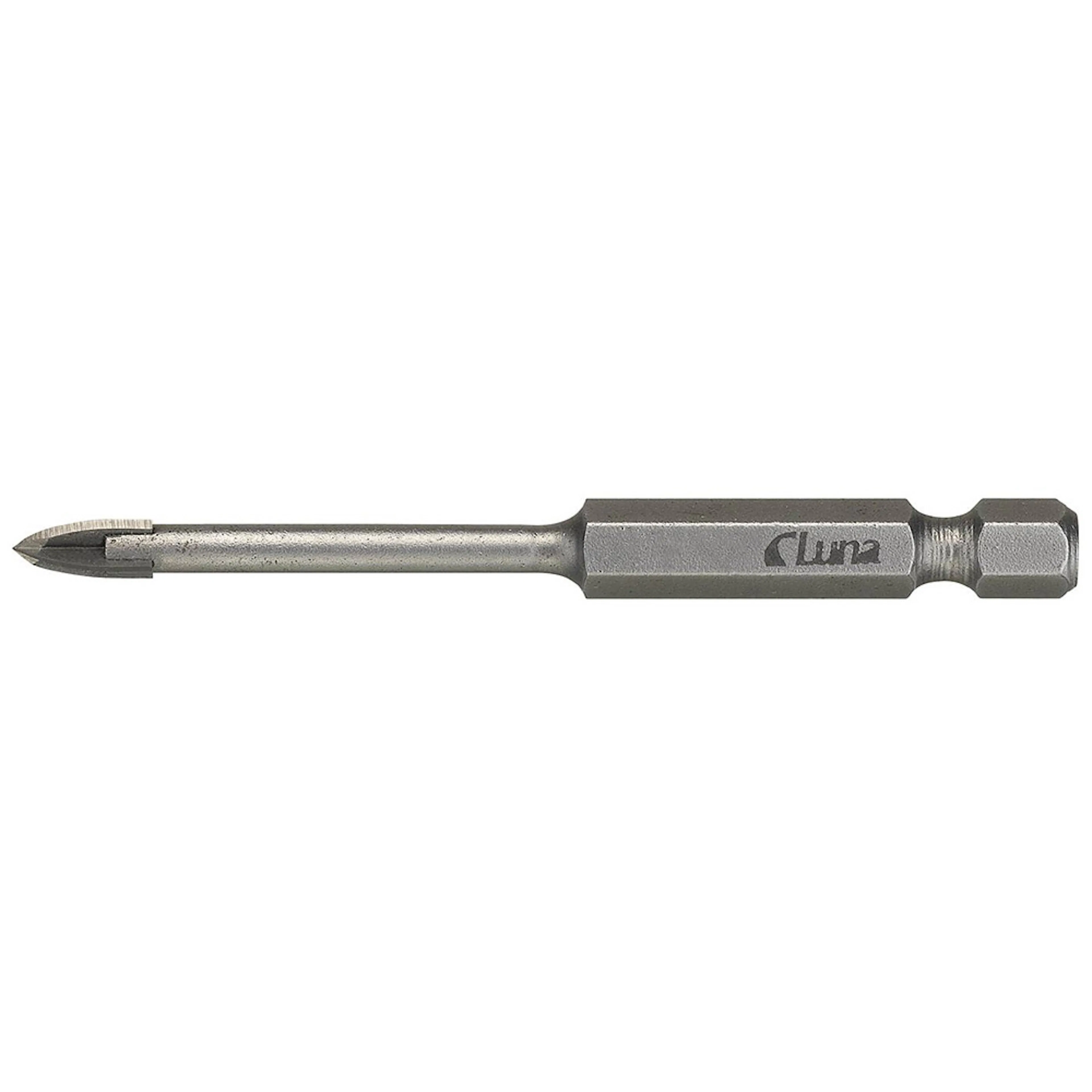 Kakelborr Luna Tools med hårdmetallspets och 1/4"-hexagon-fäste