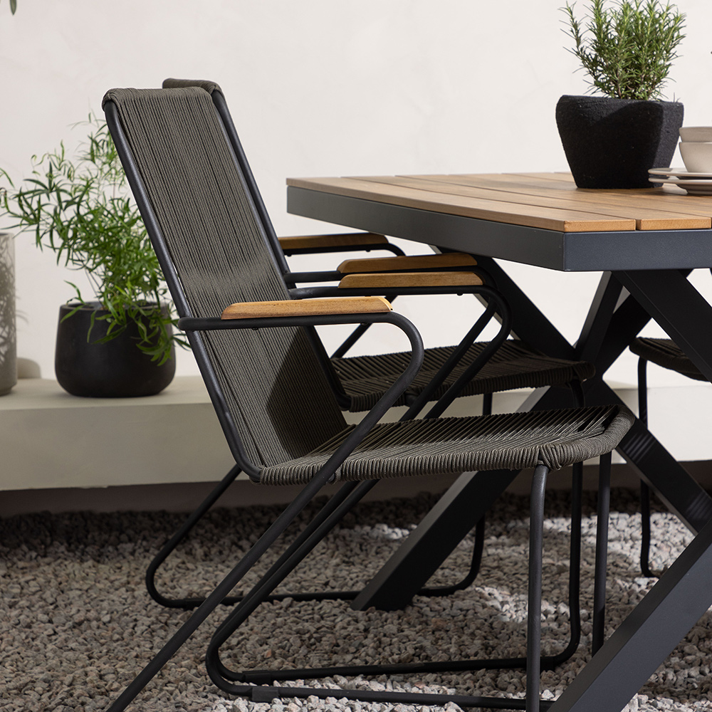 Matgrupp Venture Home Garcia Bord med 4 Bois Stolar