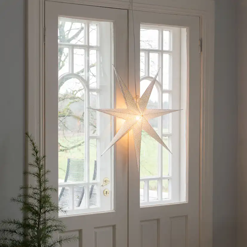 Adventsstjärna Gnosjö Konstsmide 7-uddig 78 cm