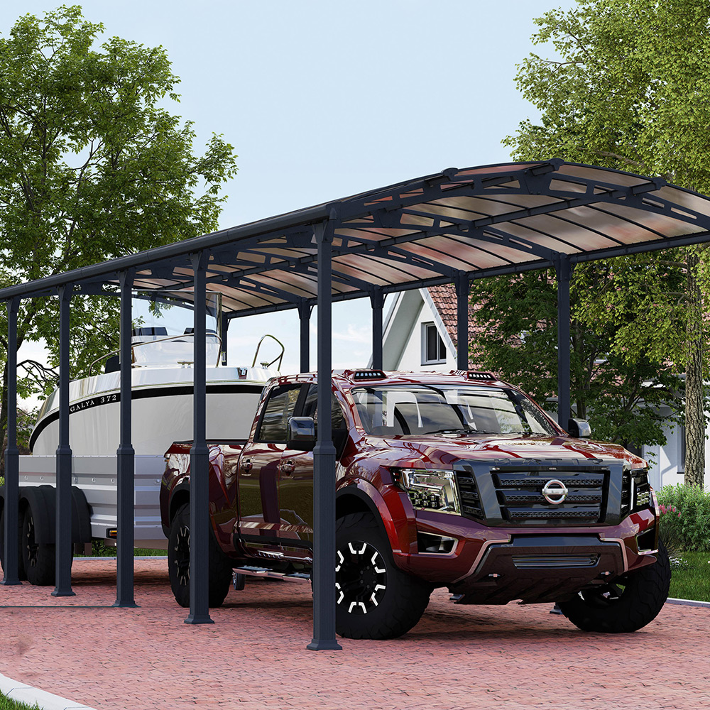 Carport Canopia by Palram Alpine I Metall För Husbil 3,6x13 m