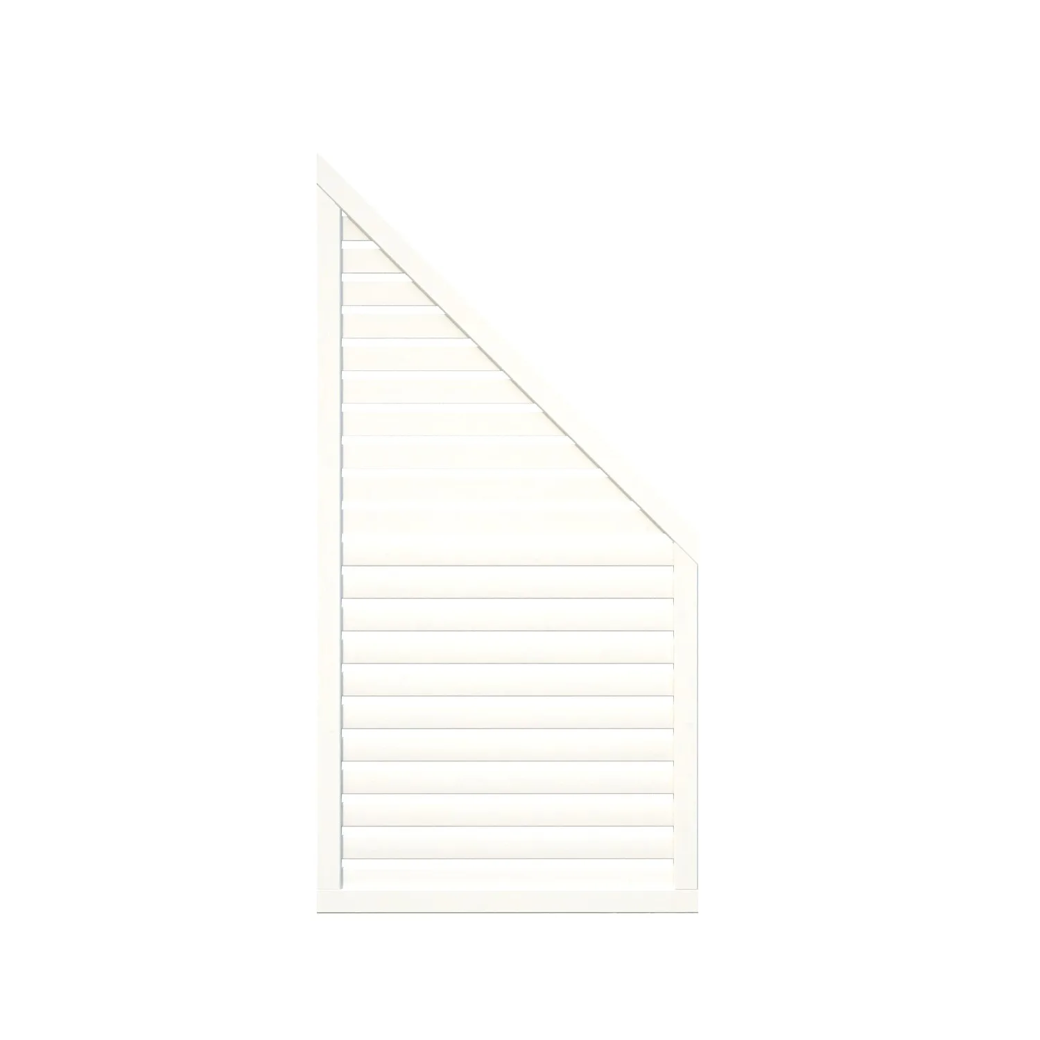 Skärm Palmako Nina3 90x180/90 cm Vitmålad
