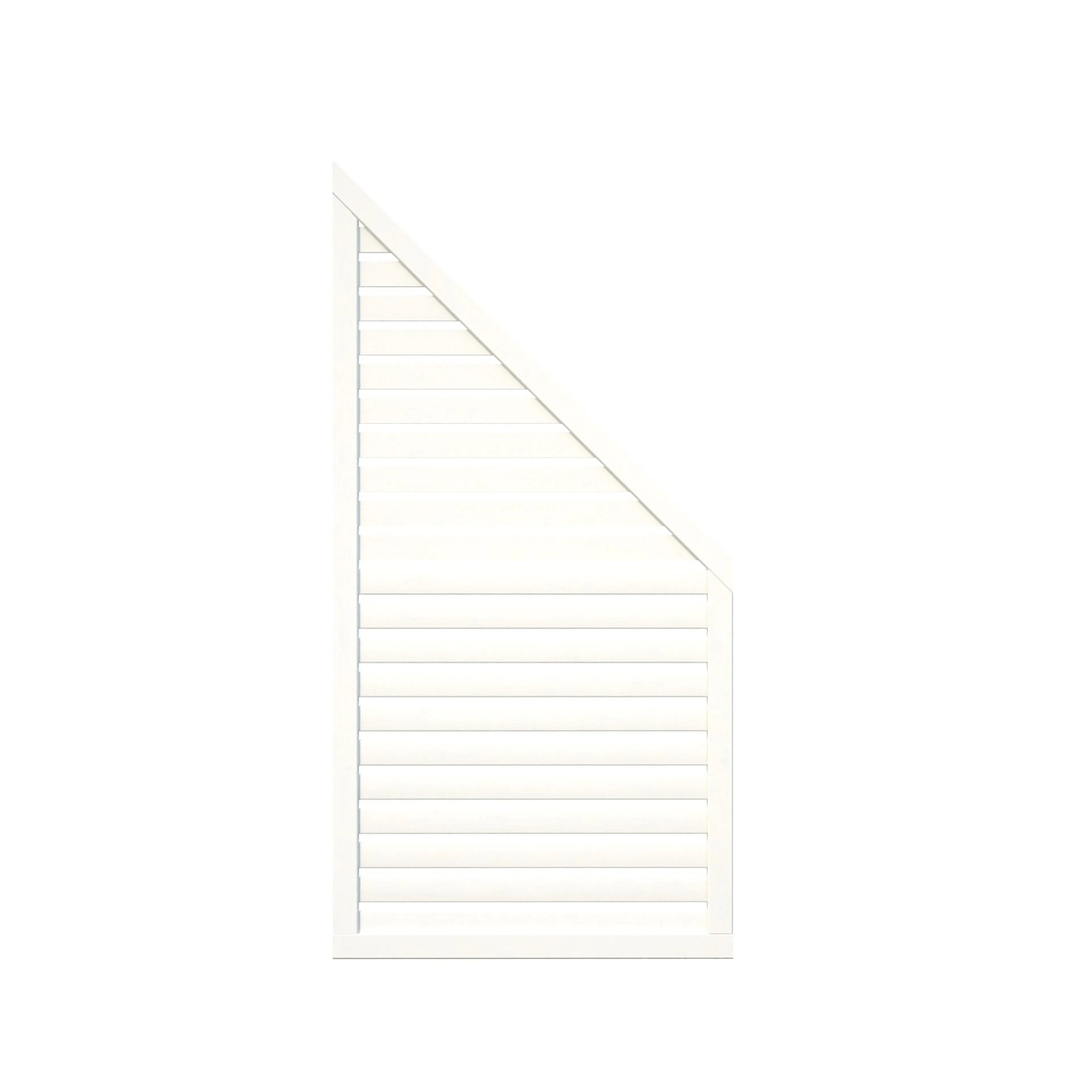 Skärm Palmako Nina3 90x180/90 cm Vitmålad