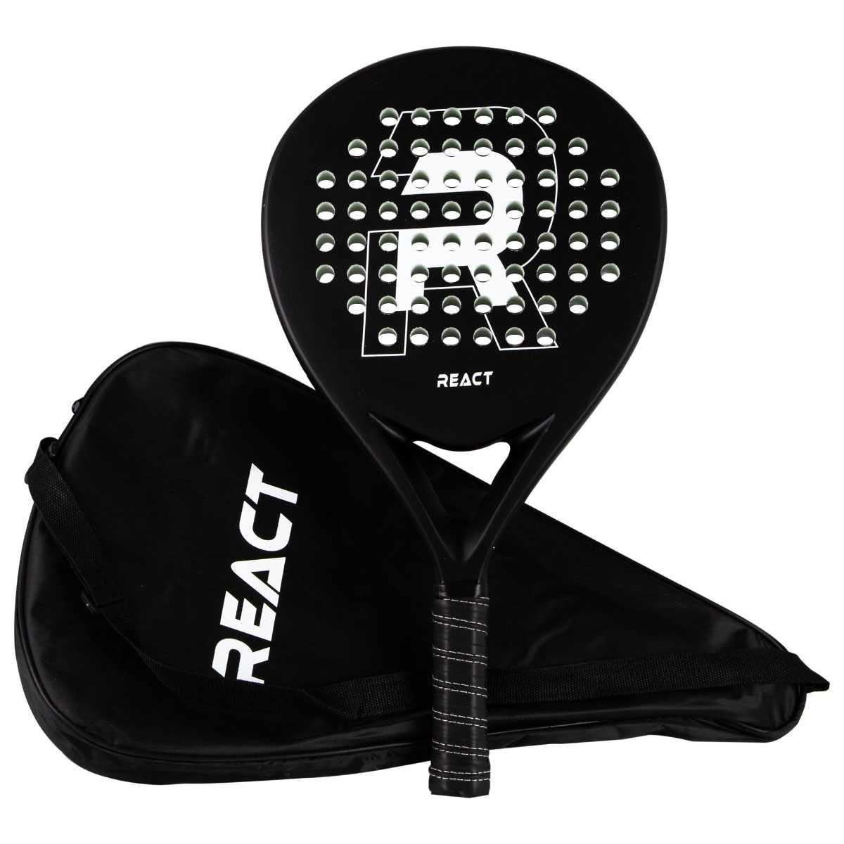 Padelracket React med 2 racketar och Bollar