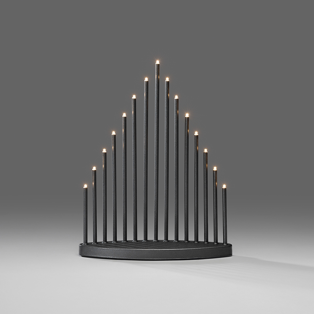 Adventsljusstake Gnosjö Konstsmide 15L
