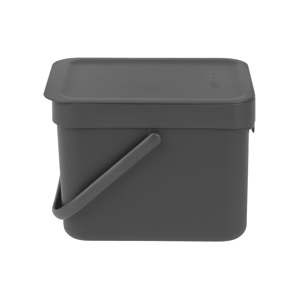 Papperskorg Brabantia SORT & GO 6 L Anthracite Färg: Anthracite, Volym: 6 l