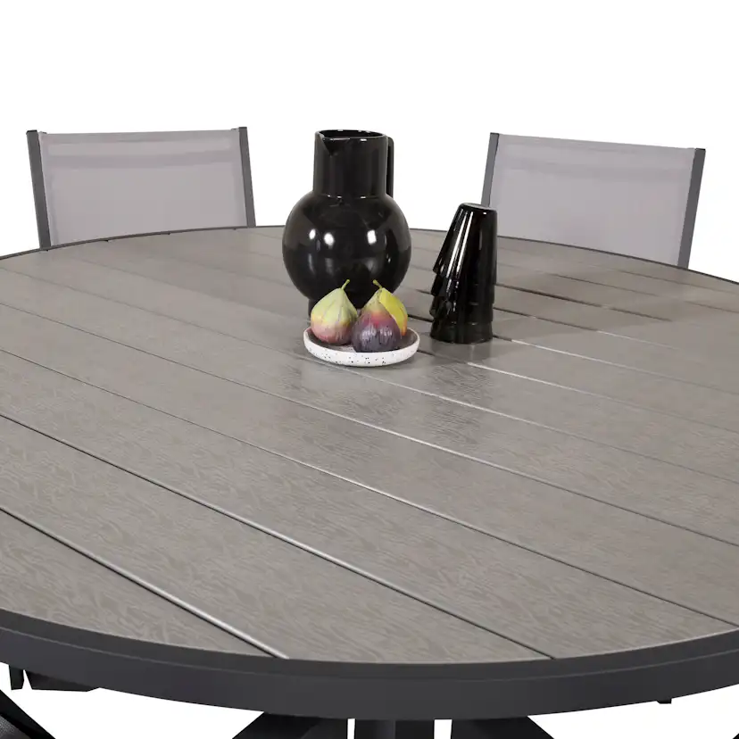 Matgrupp Venture Home Pincy Ø140 med 6 Copacabana Matstolar
