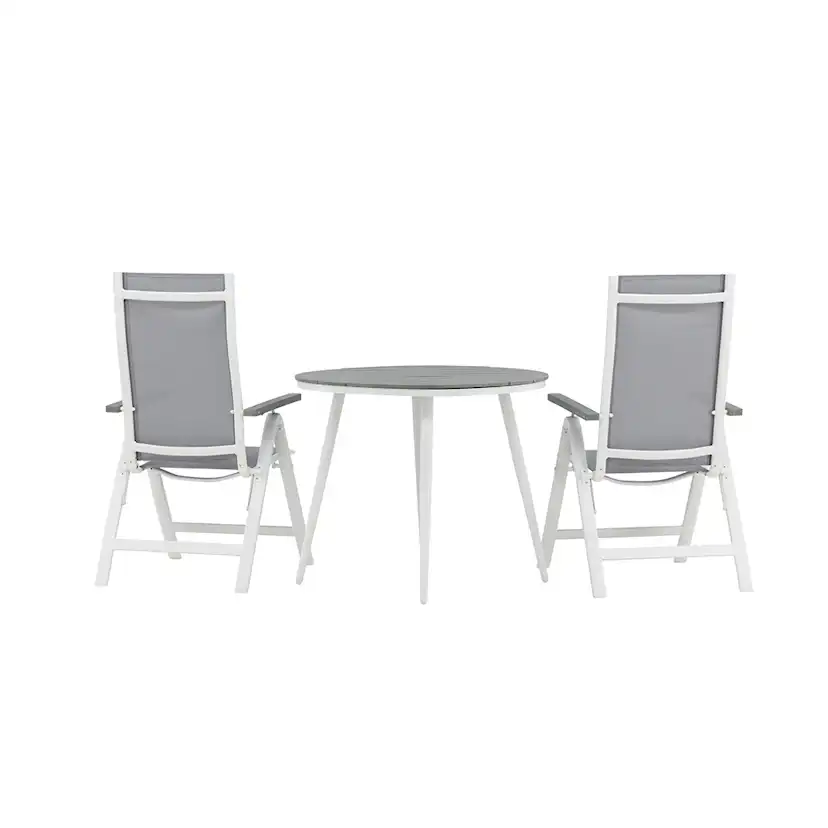 Cafégrupp Venture Home Break Ø90 cm med 2 Albany Stolar