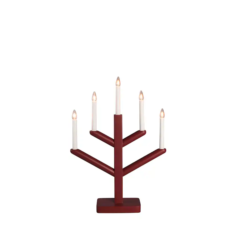 Adventsljusstake Gnojsö Konstsmide Trä 5 Ljus