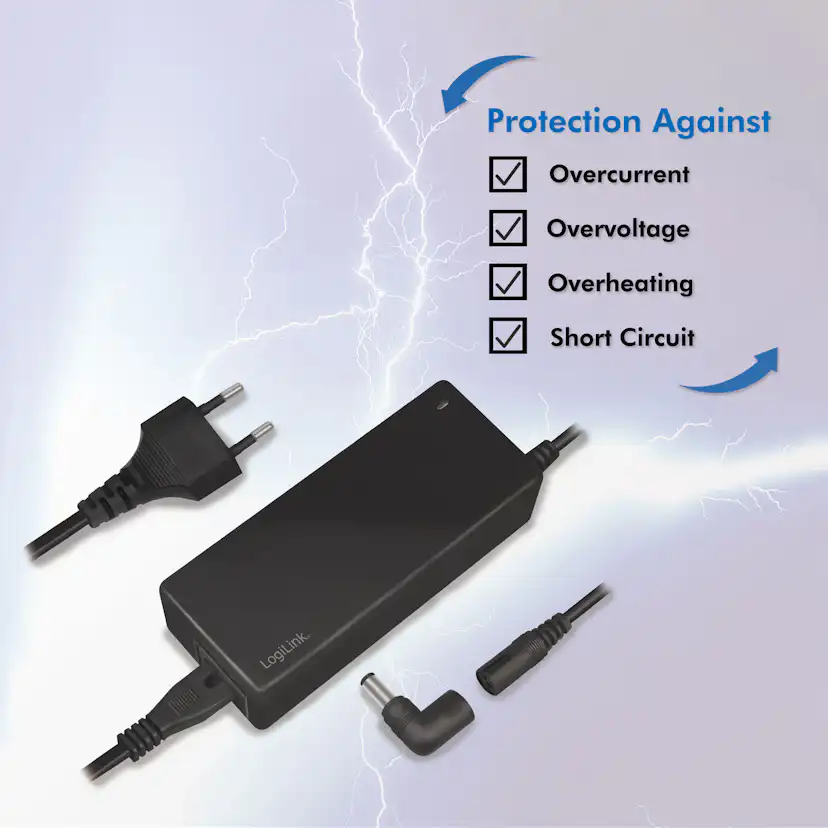 Laptop-strömadapter LogiLink 90W