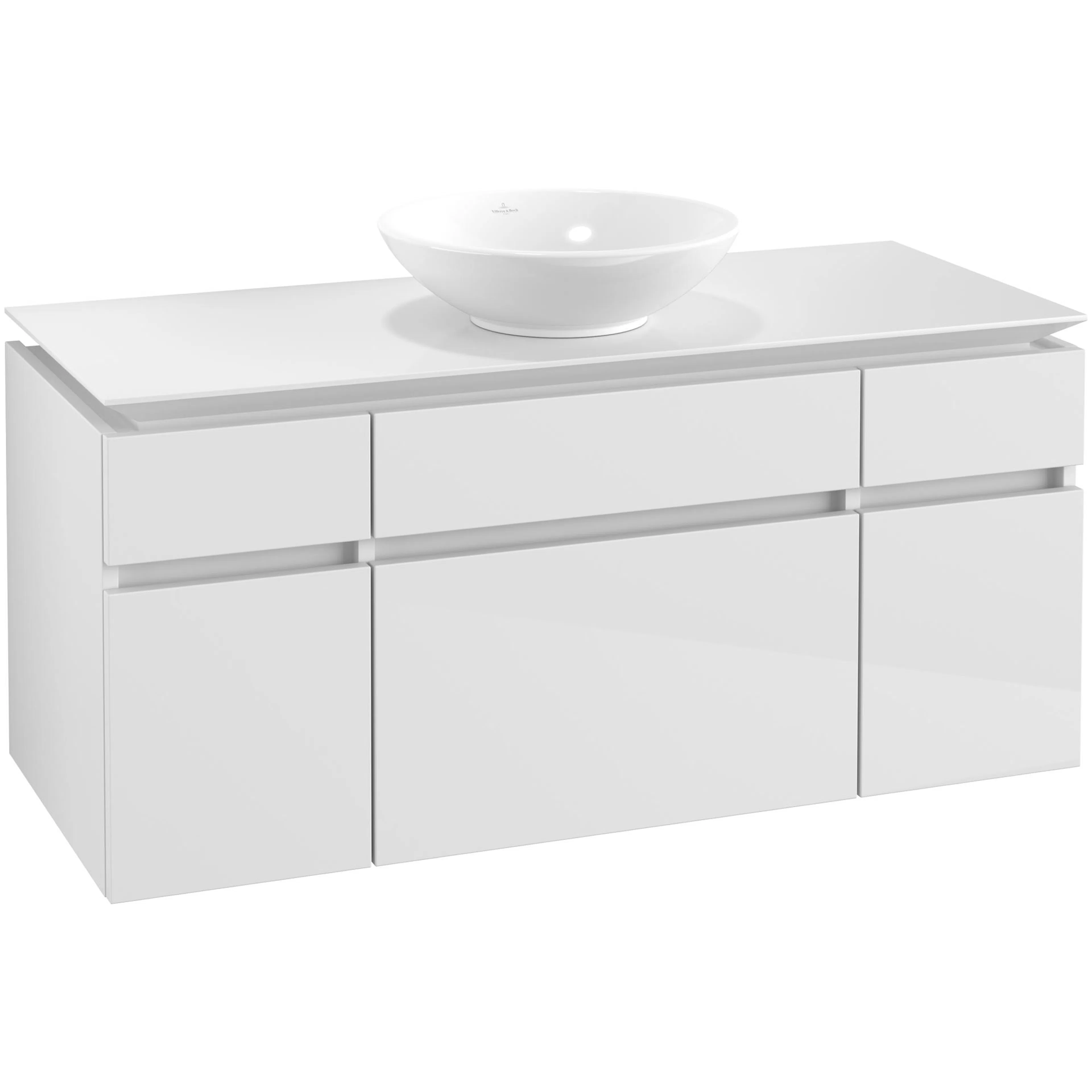 Tvättställsskåp Villeroy & Boch Legato med 5 Lådor för Ytmonterat Tvättställ från Övriga V&B Serier
