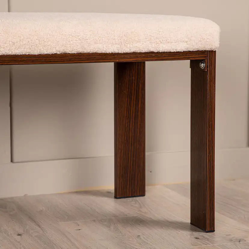Sittbänk Venture Home Chester Off White Rektangulär Bänk 120cm