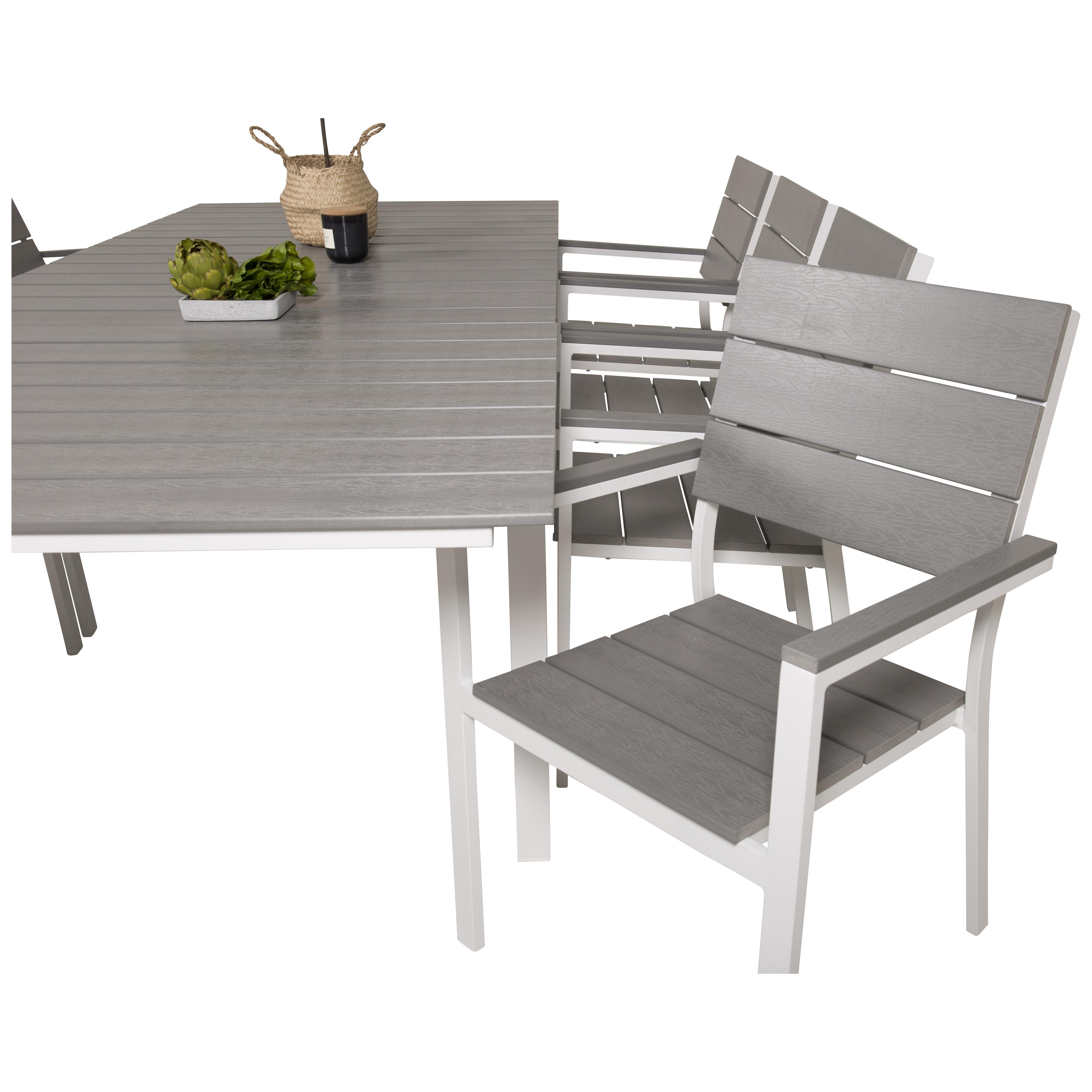 Matgrupp Venture Home Lova 160/240 med 8 Lova Stolar