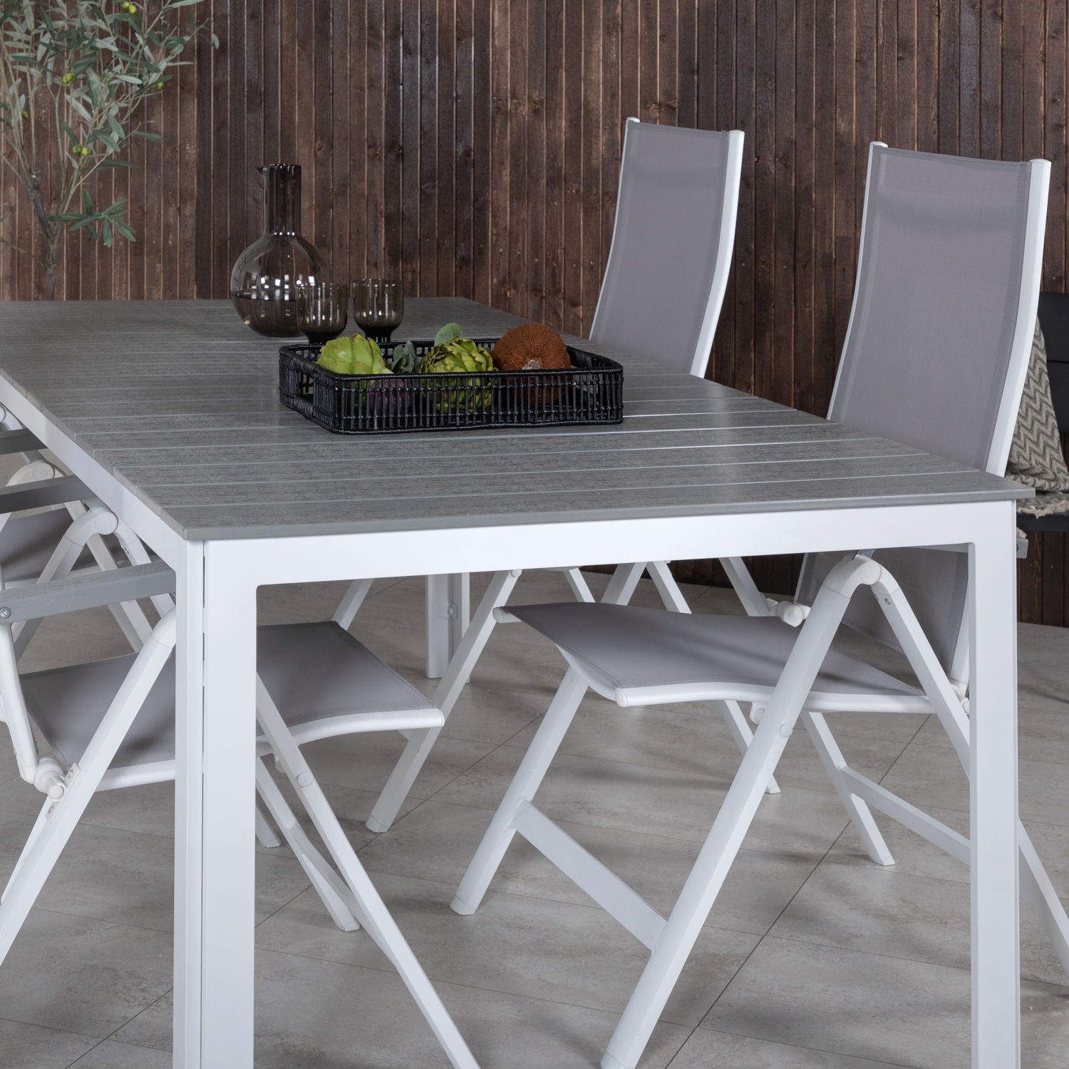 Matgrupp Venture Home Pincy med 4 Aleyna Positionsstolar