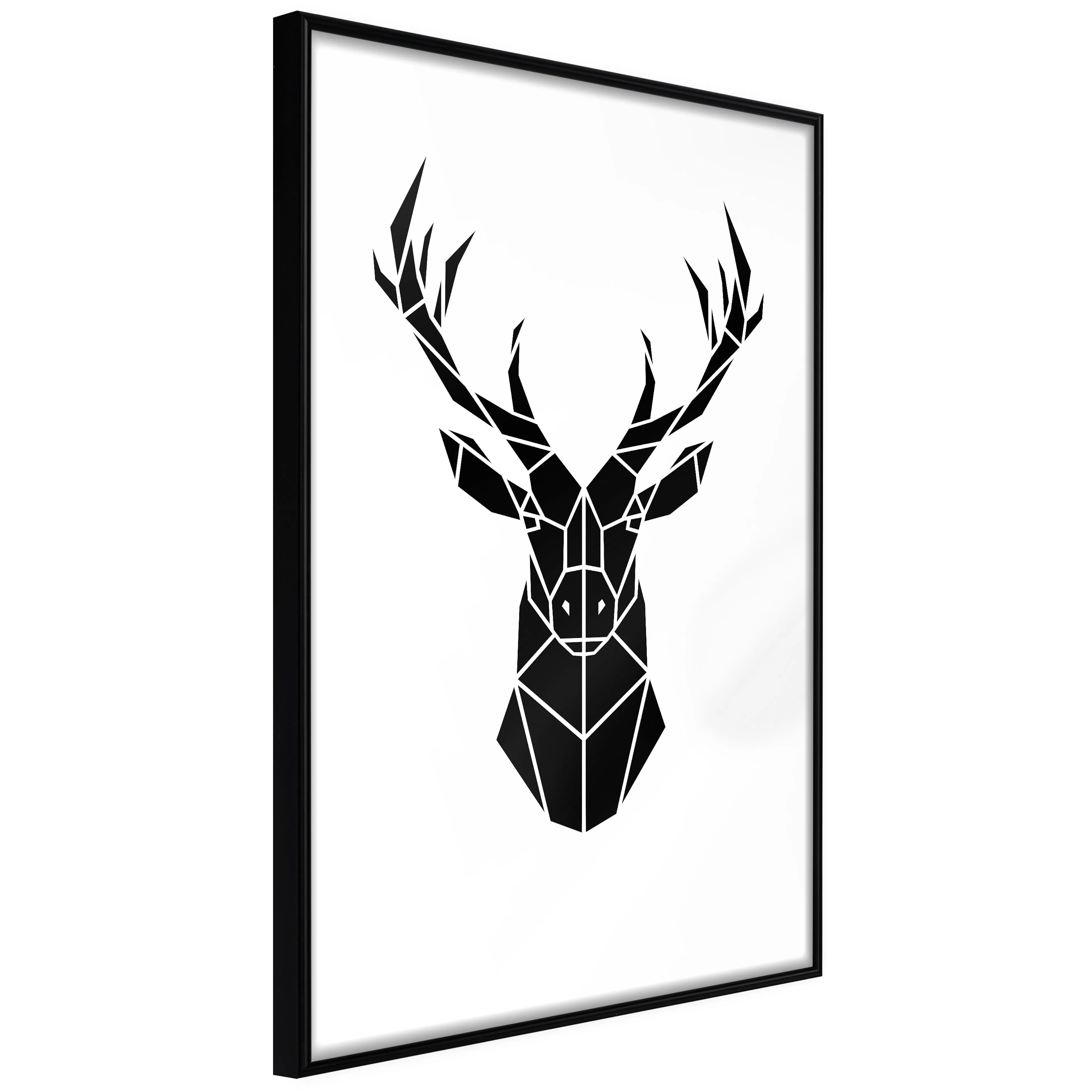 Affisch - Harmonious Deer [Poster] 30x45 Svart ram, 30x45 cm