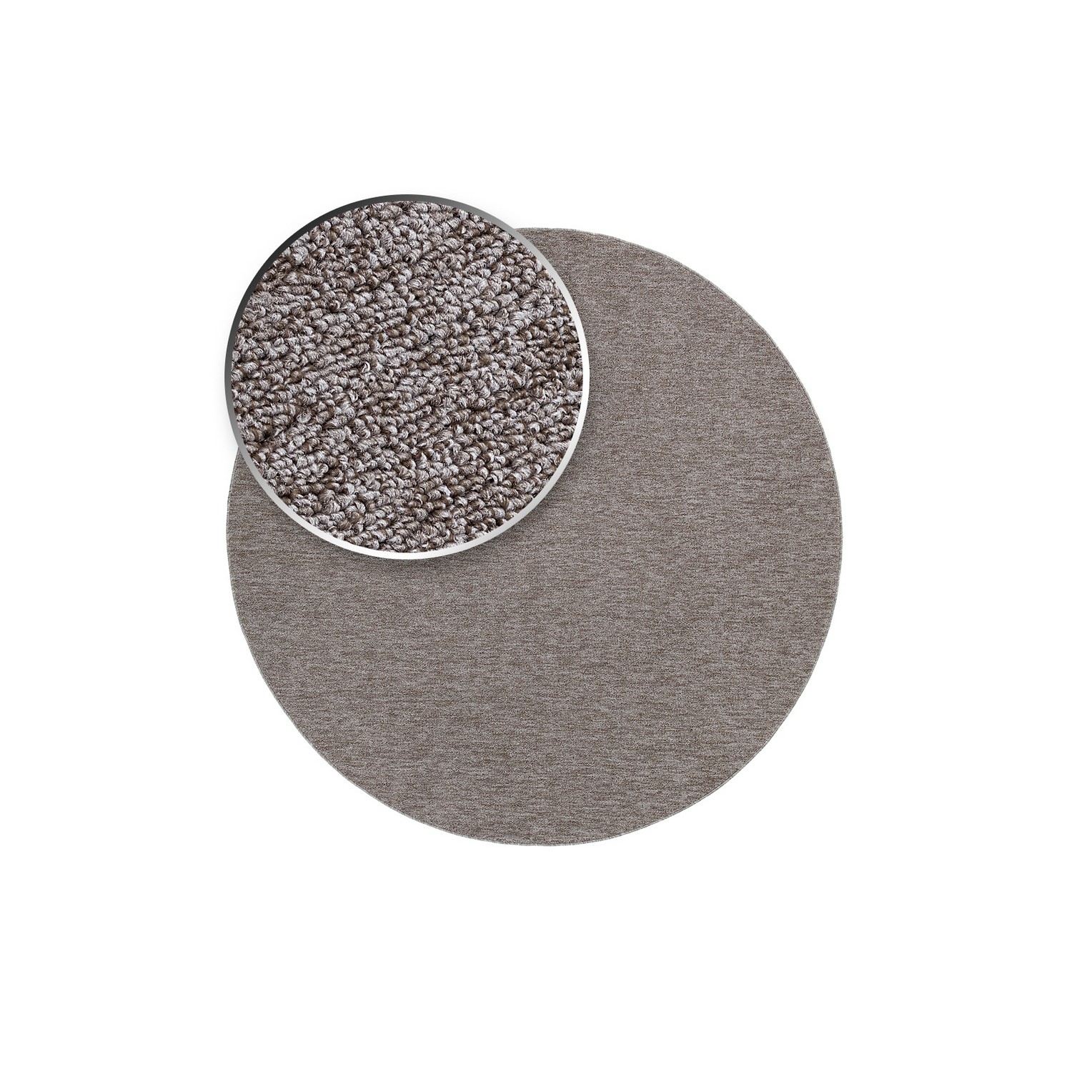 Flatvävd Matta KM Carpets Porto Rund