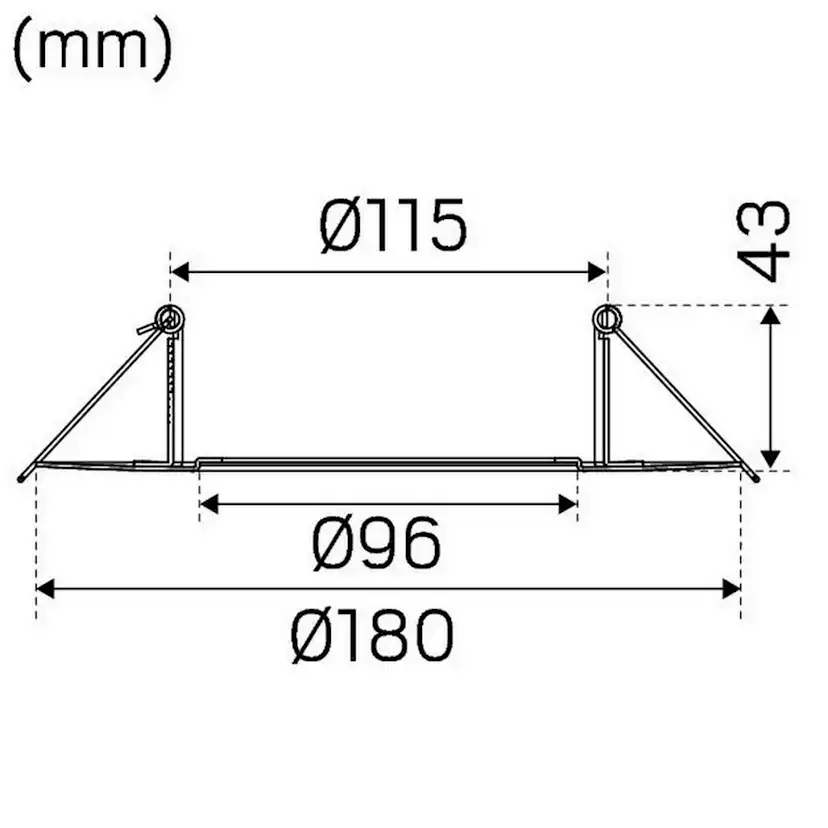 Frontlock Hide-a-lite Indicate Beam Antracit