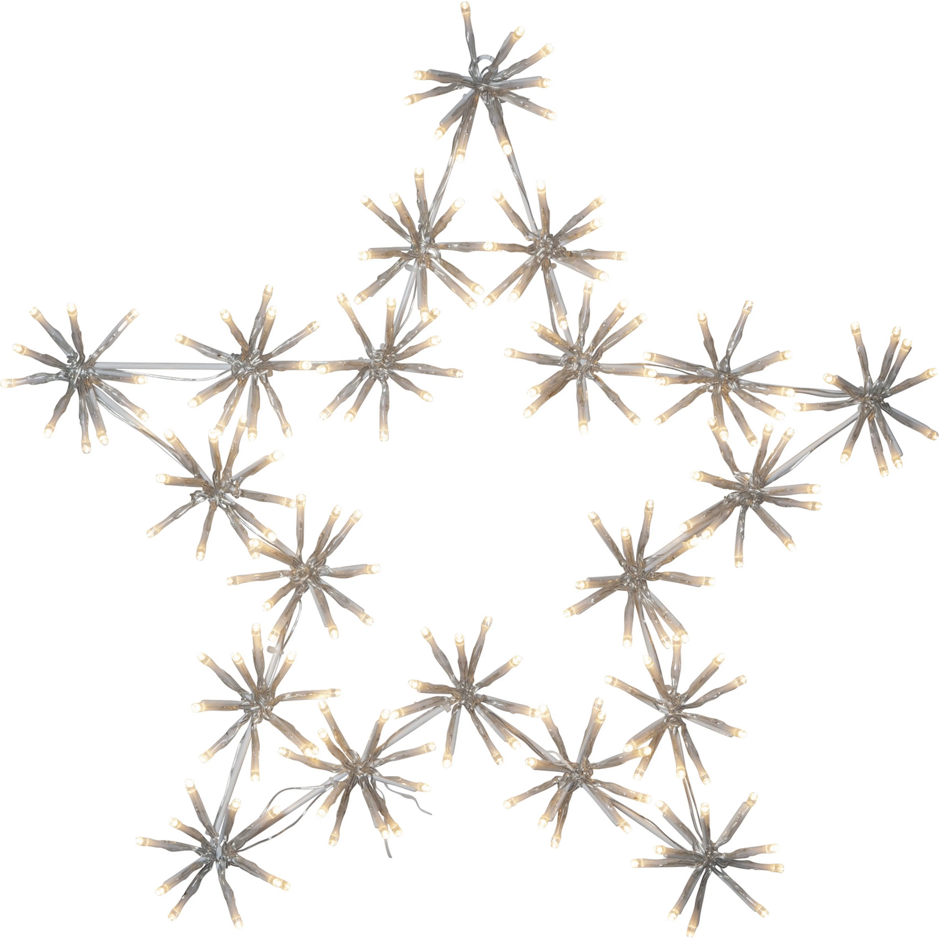 Ljusdekoration Star Trading Flower Star LED Julstjärna Utomhus