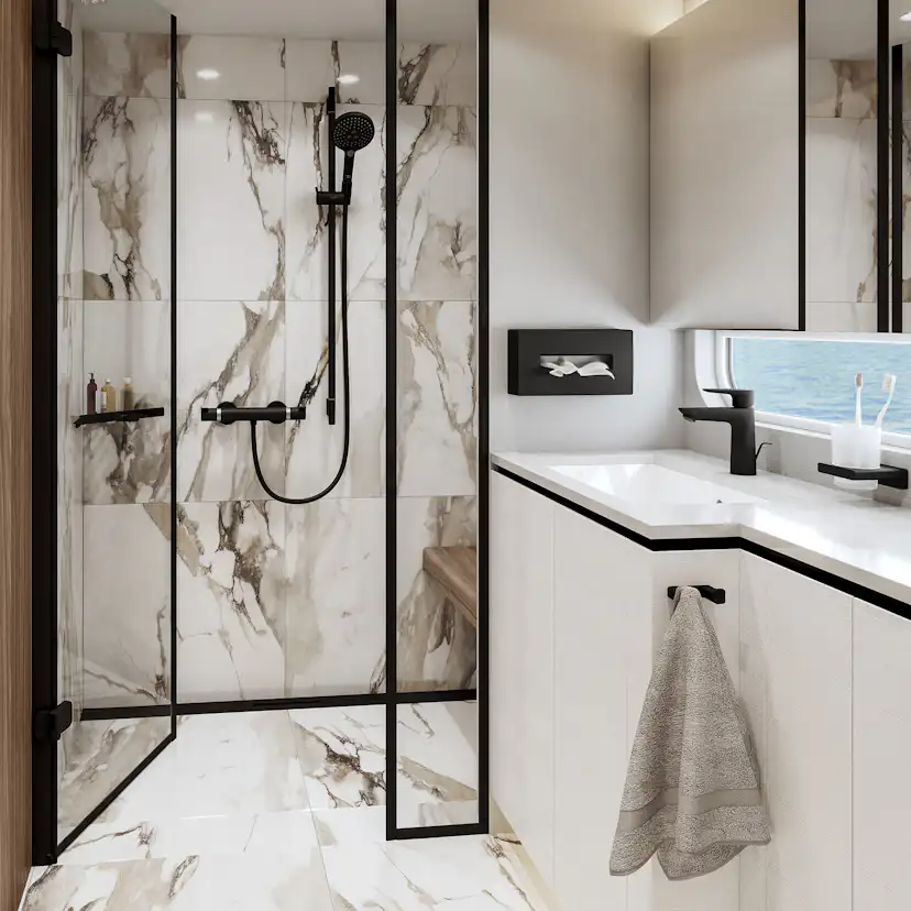 Dispenser Hansgrohe AddStoris för Pappersservetter