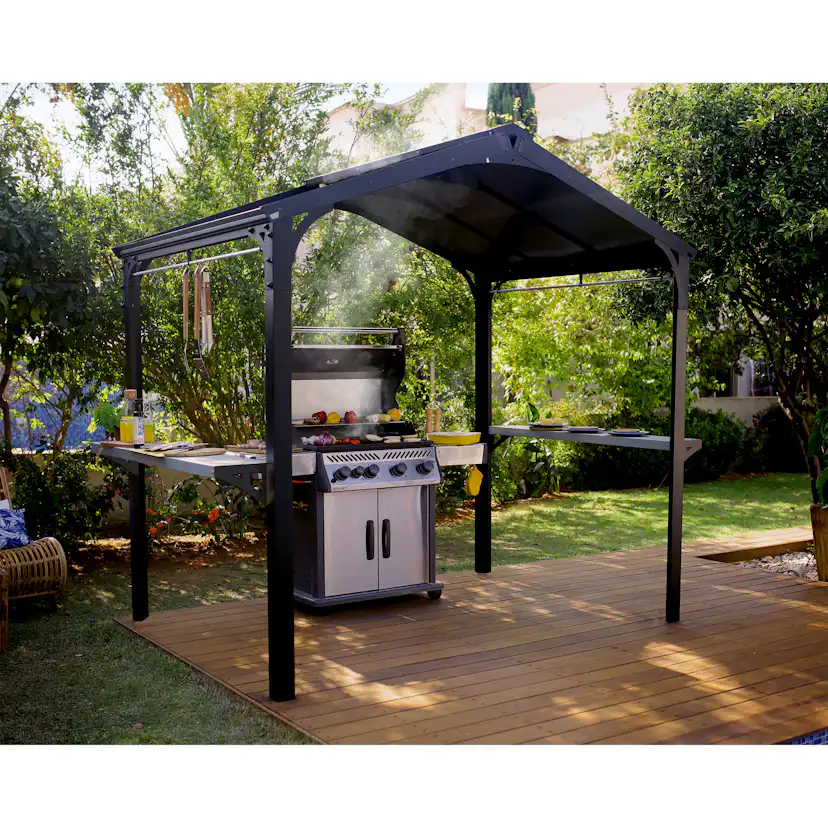 Paviljong Canopia by Palram Austin BBQ Aluminium 1,8 X 2,4 m