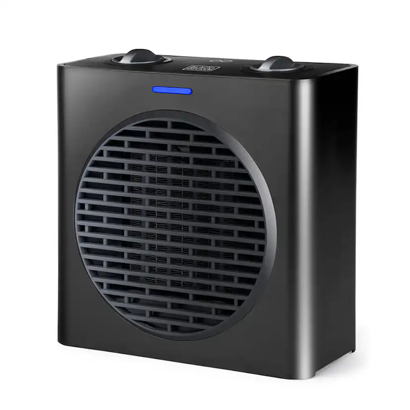 Värmefläkt Black+Decker Keramisk 1500W Svart