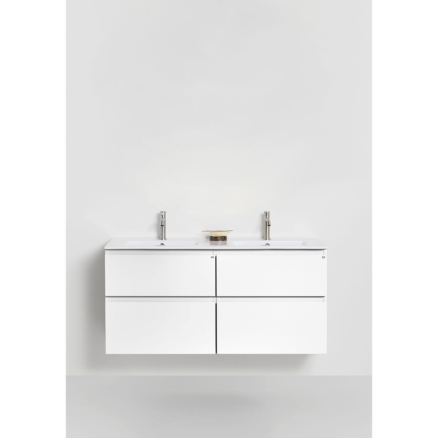 Tvättställsskåp Hafa Go Plus med Tvättställ Vit, B: 1210mm