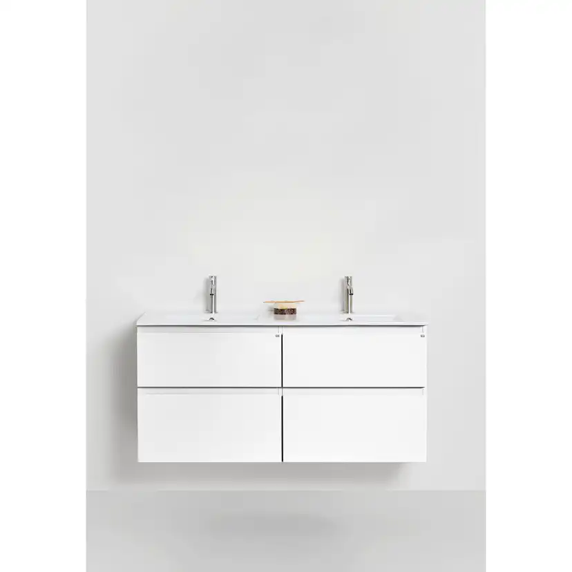 Tvättställsskåp Hafa Go Plus med Tvättställ Vit, B: 1210mm