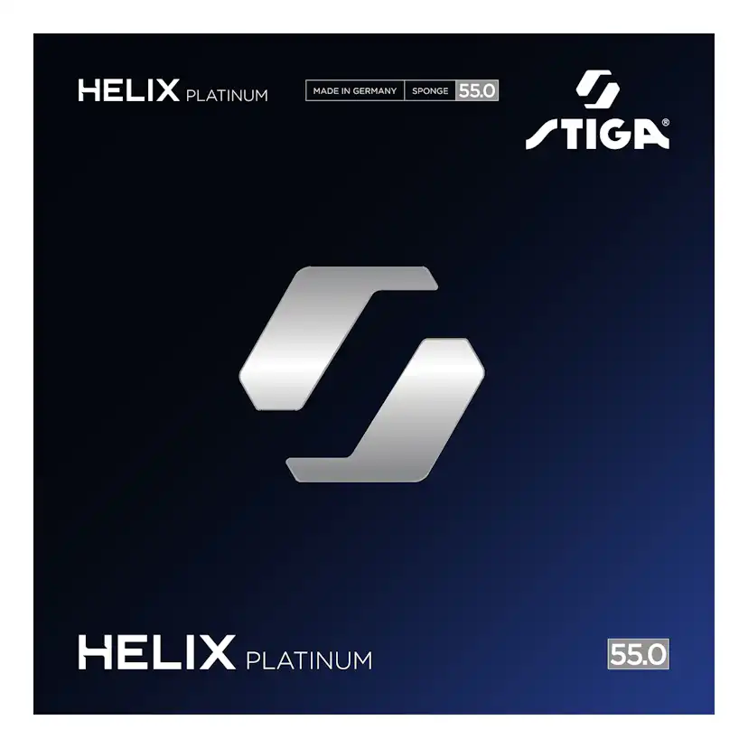 Bordtennisgummi Stiga Sports Helix Platinum 55 Red 2.2