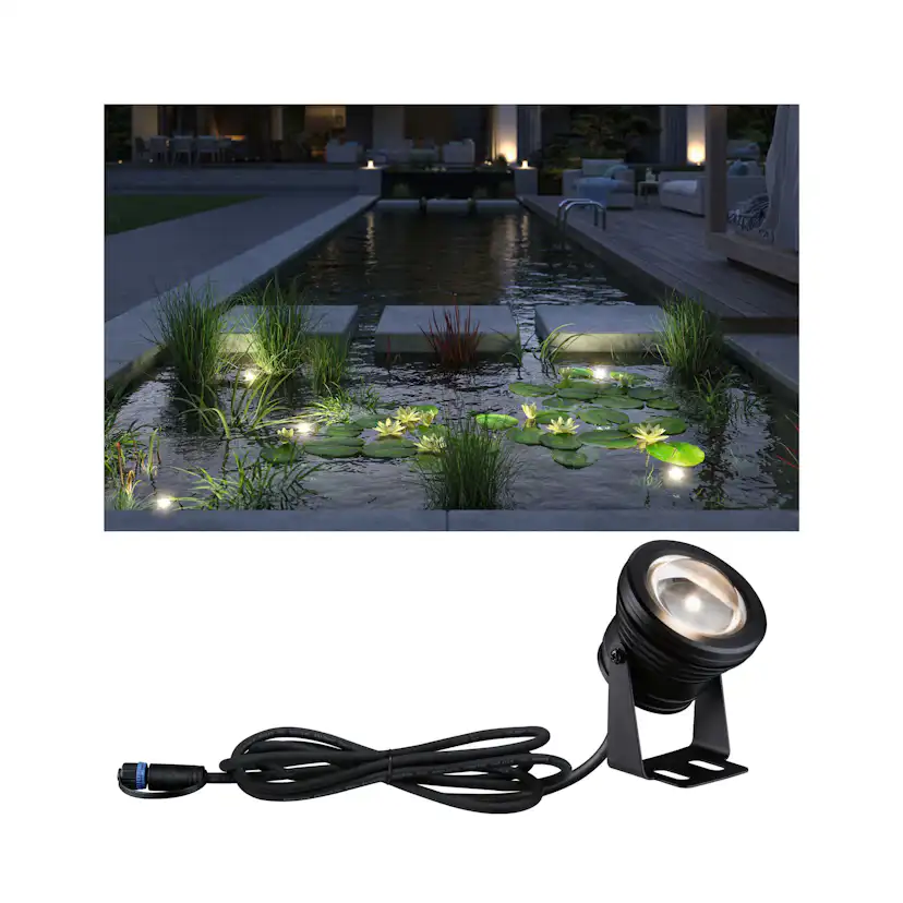Spotlight Undervatten Paulmann Pond Plug & Shine LED Strålkastare IP68 5W 24V