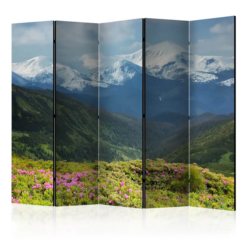 Rumsavdelare Skärmvägg Arkiio Spring Mountain Landscape II 225x172 cm