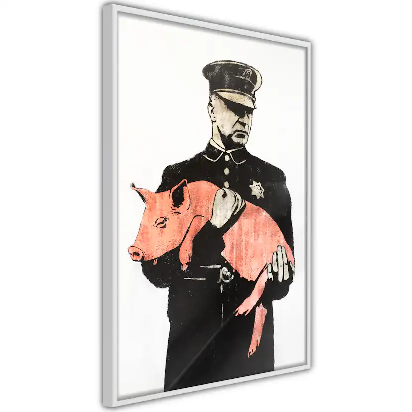 Poster Artgeist Affisch Police Pig