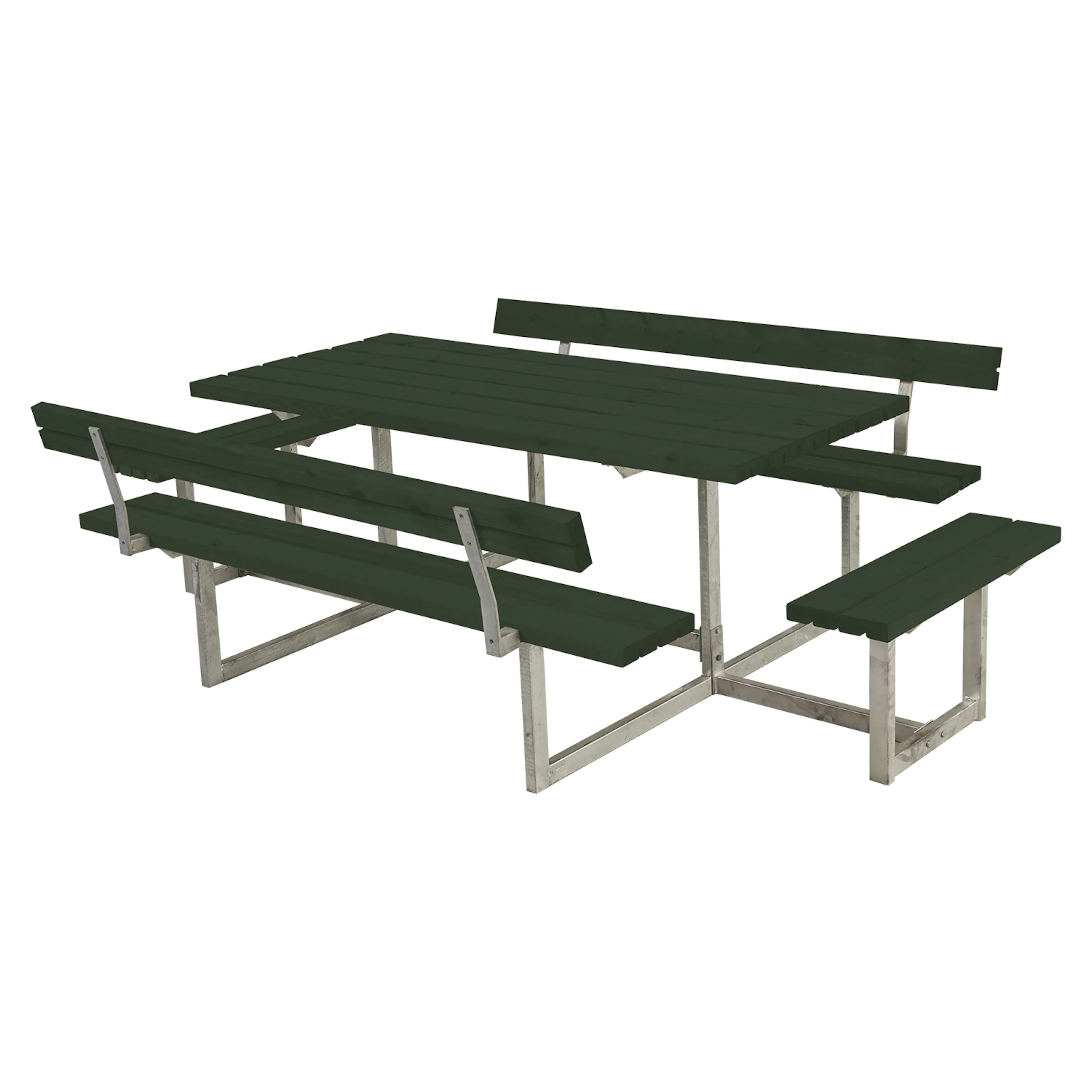 Basic Bord-/Bänkset m/1 ryggstöd + 2 påbyggnader Med ryggstöd