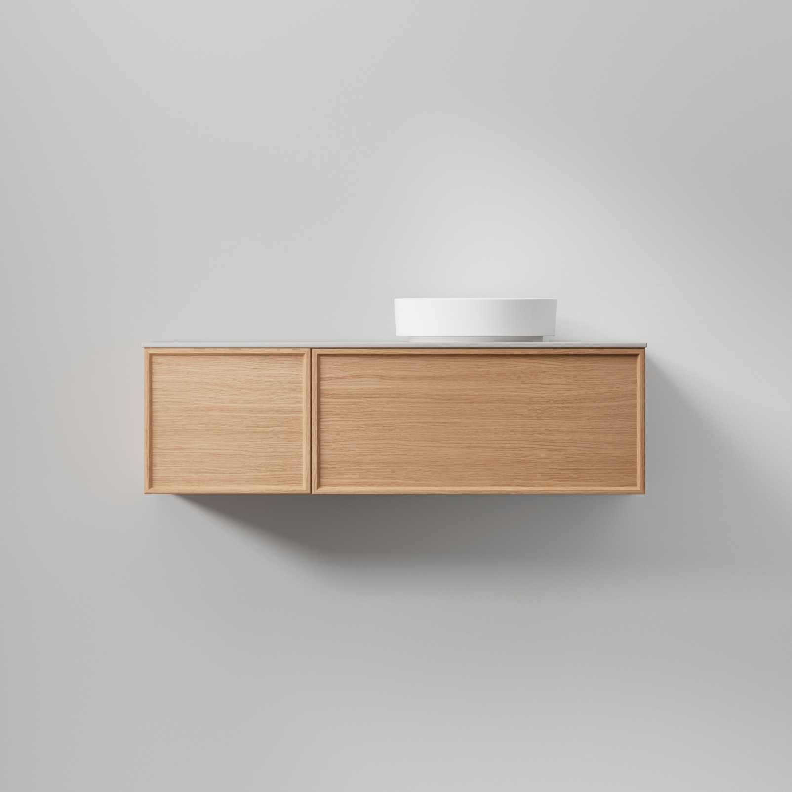 AIR Wood 120 A,NaturalOak,Helfront 2 lådor(H),Lucka(V),1196 Natural Oak, Helfront med 2 lådor (H), Lucka (V)