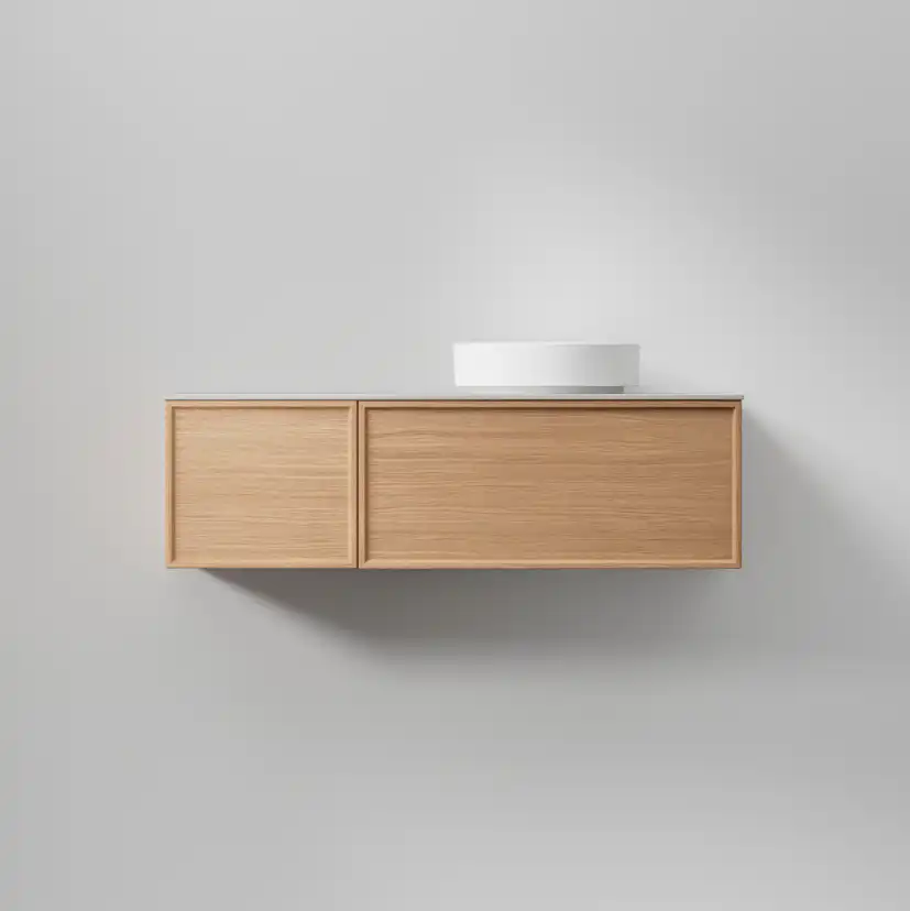 AIR Wood 120 A,NaturalOak,Helfront 2 lådor(H),Lucka(V),1196 Natural Oak, Helfront med 2 lådor (H), Lucka (V)
