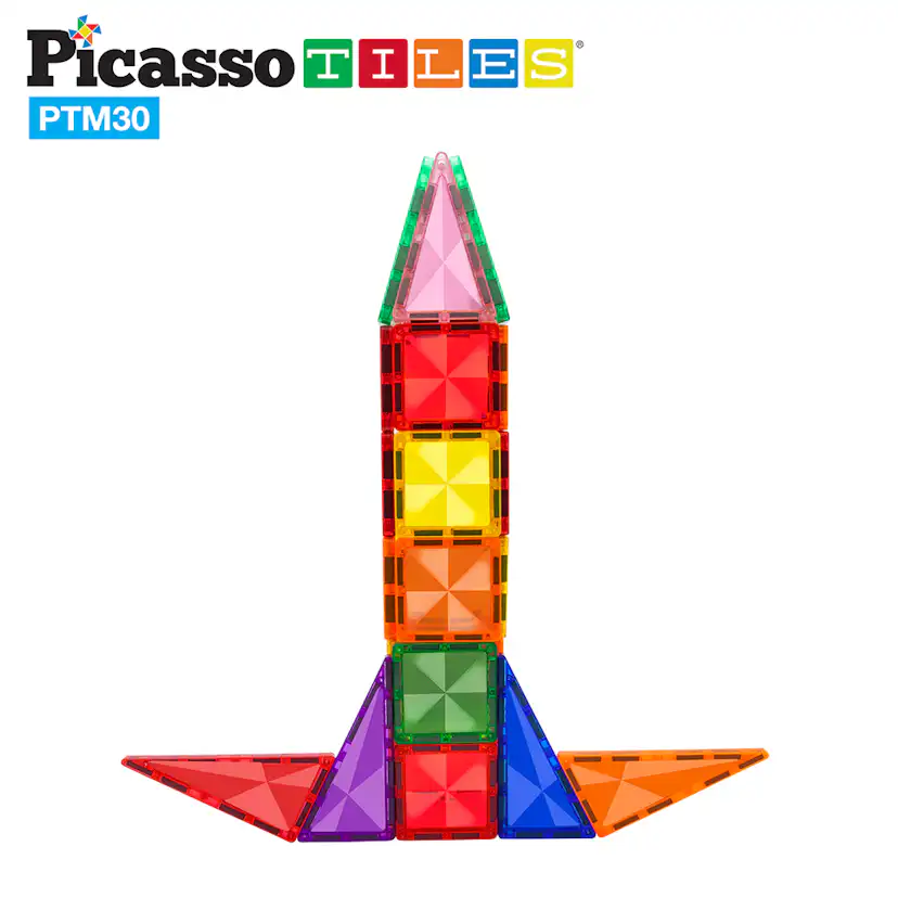 Magnetplattor Picasso Tiles 30 bitar Mini