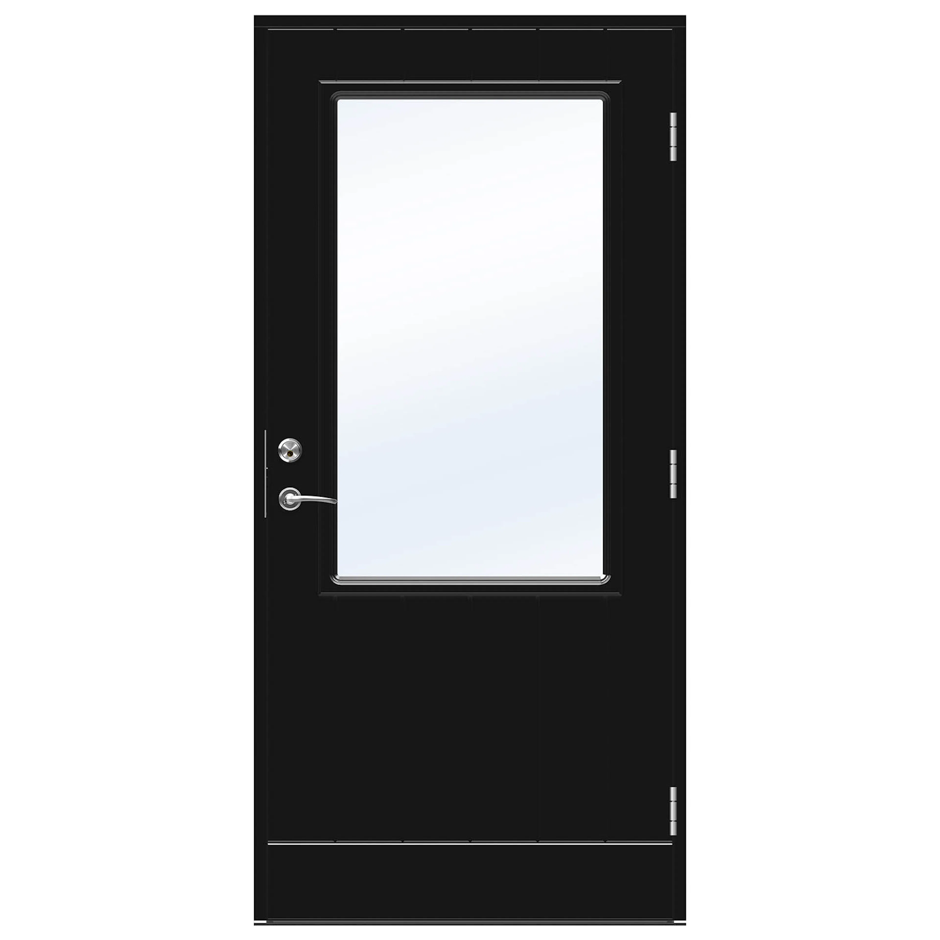 Parytterdörr Swedoor Advance-Line Vision Lyra BxH: 160x210 cm NCS-S-9000-N