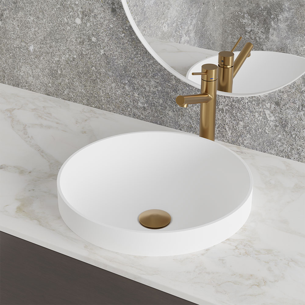 Tvättställsblandare Scandtap Steel Vector Medium