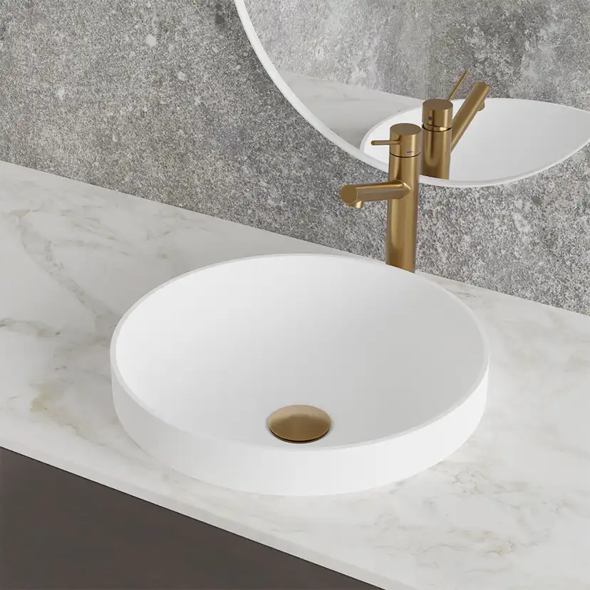 Tvättställsblandare Scandtap Steel Vector Medium