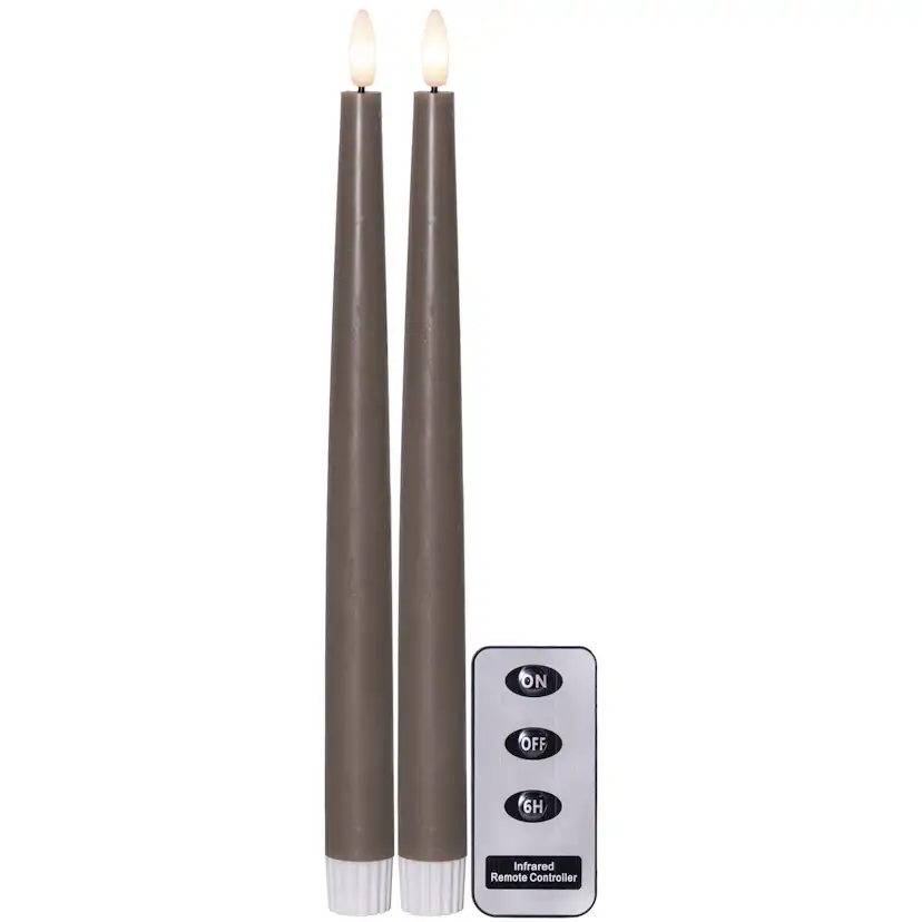 Antikljus Star Trading Flamme Slim 2-pack