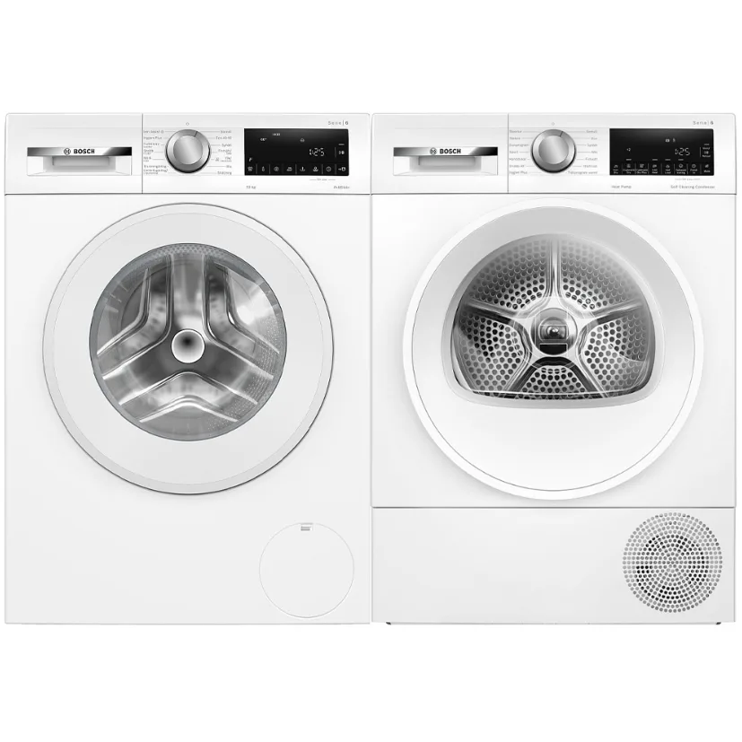 Tvätt- & torkpaket Bosch - WGG254FLSN-WQG2450MSN - Serie 6