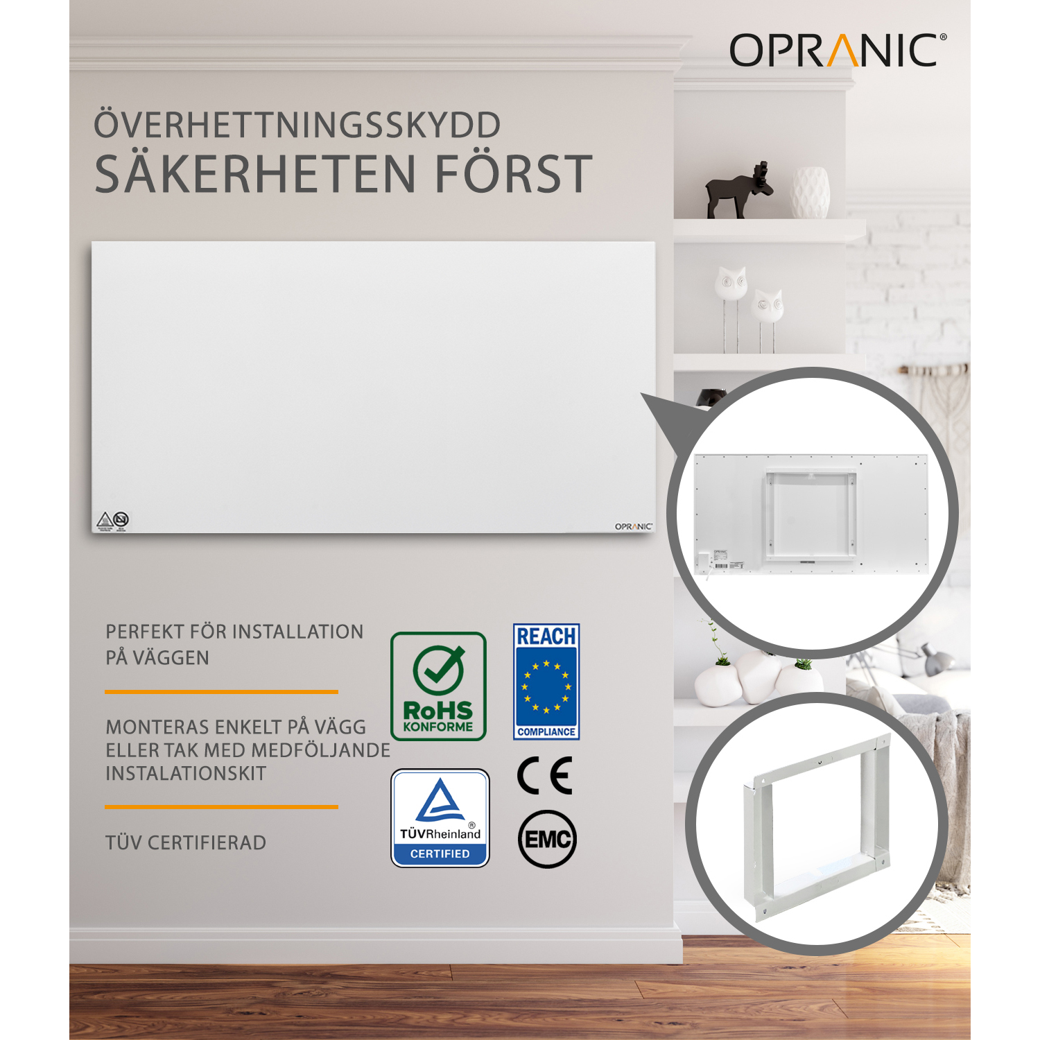 Opranic P5 Infrapanel 450W Metall