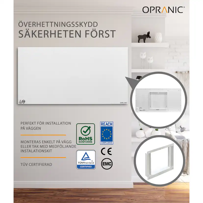 Opranic P5 Infrapanel 900W Metall