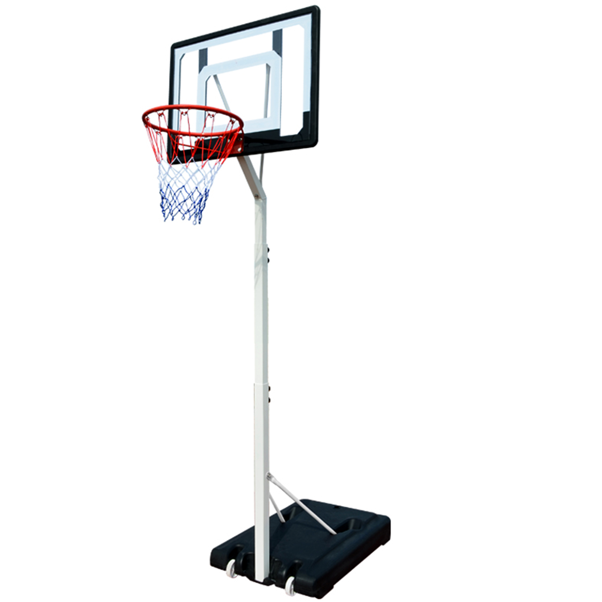 Basketställning Trekkrunner Hook Shot med Hjul & Justerbar Basketkorg 2,10-2,60m