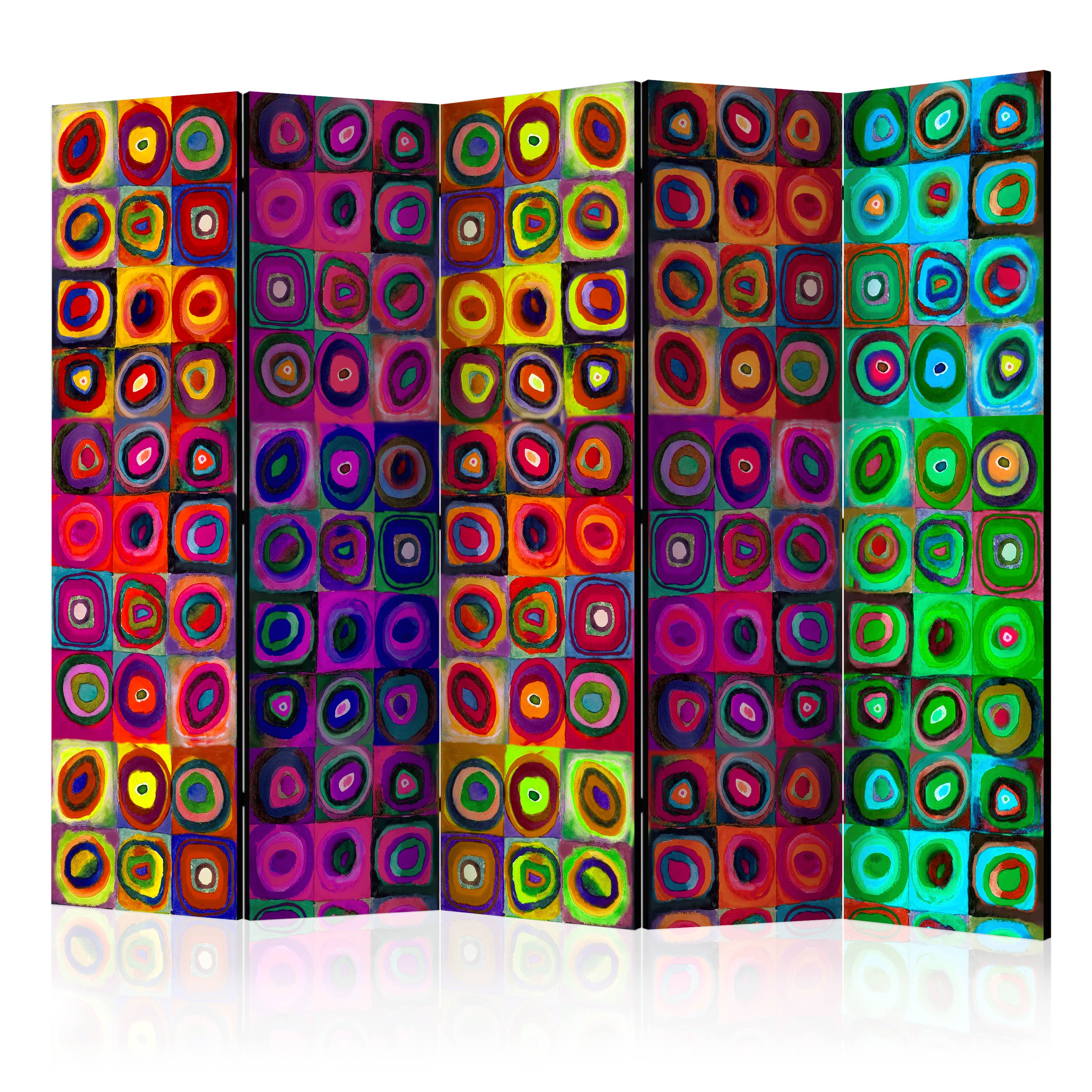 Rumsavdelare Skärmvägg Arkiio Colorful Abstract Art II 225x172 cm