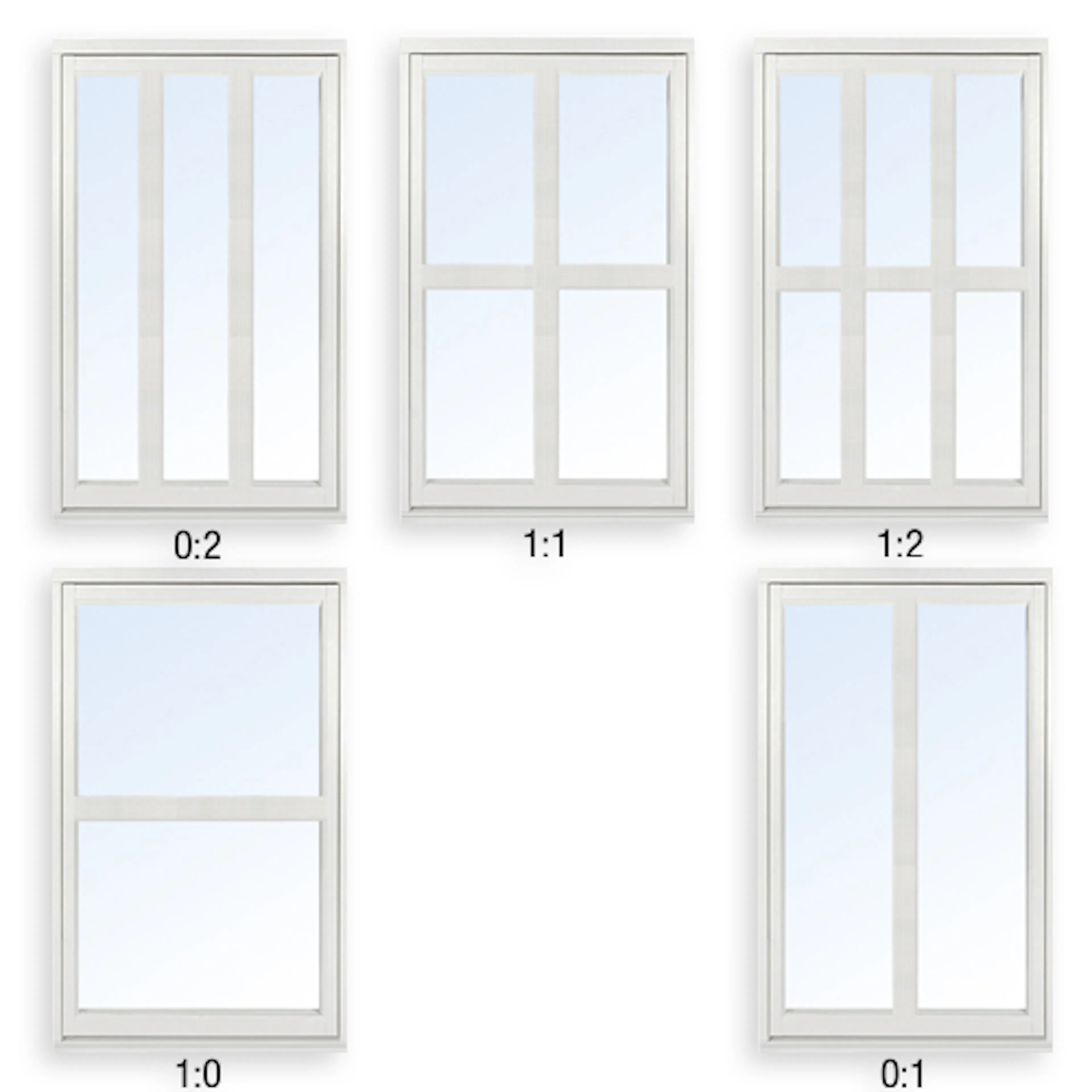 Bågpost Till 3-glas Aluminium