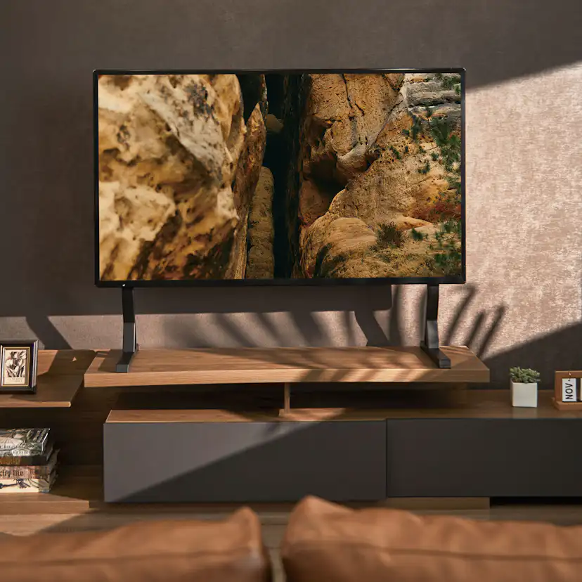 TV-Stativ LogiLink Justerbart för 45"-90" upp till 60kg Svart