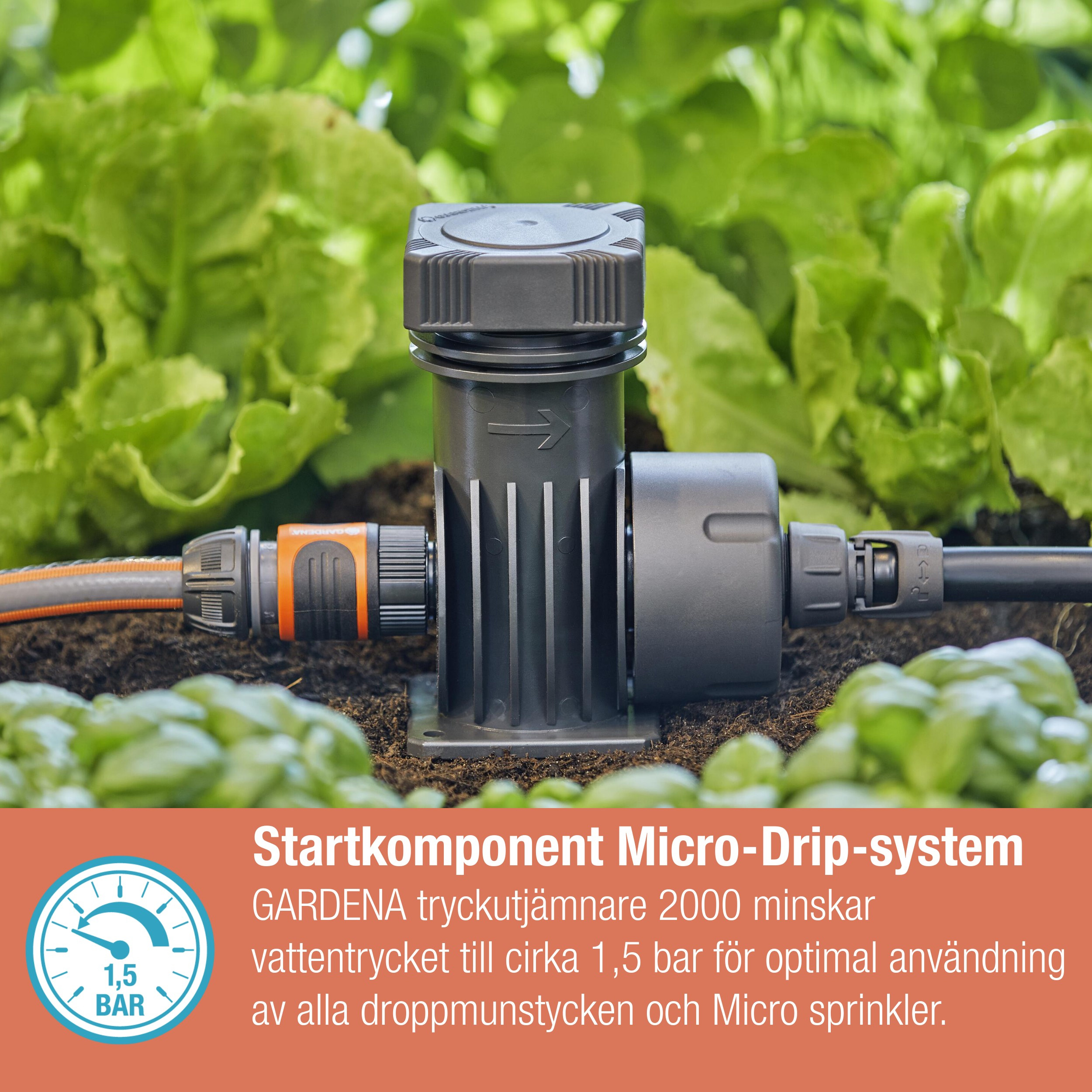 Tryckutjämnare Gardena Micro-Drip 2000