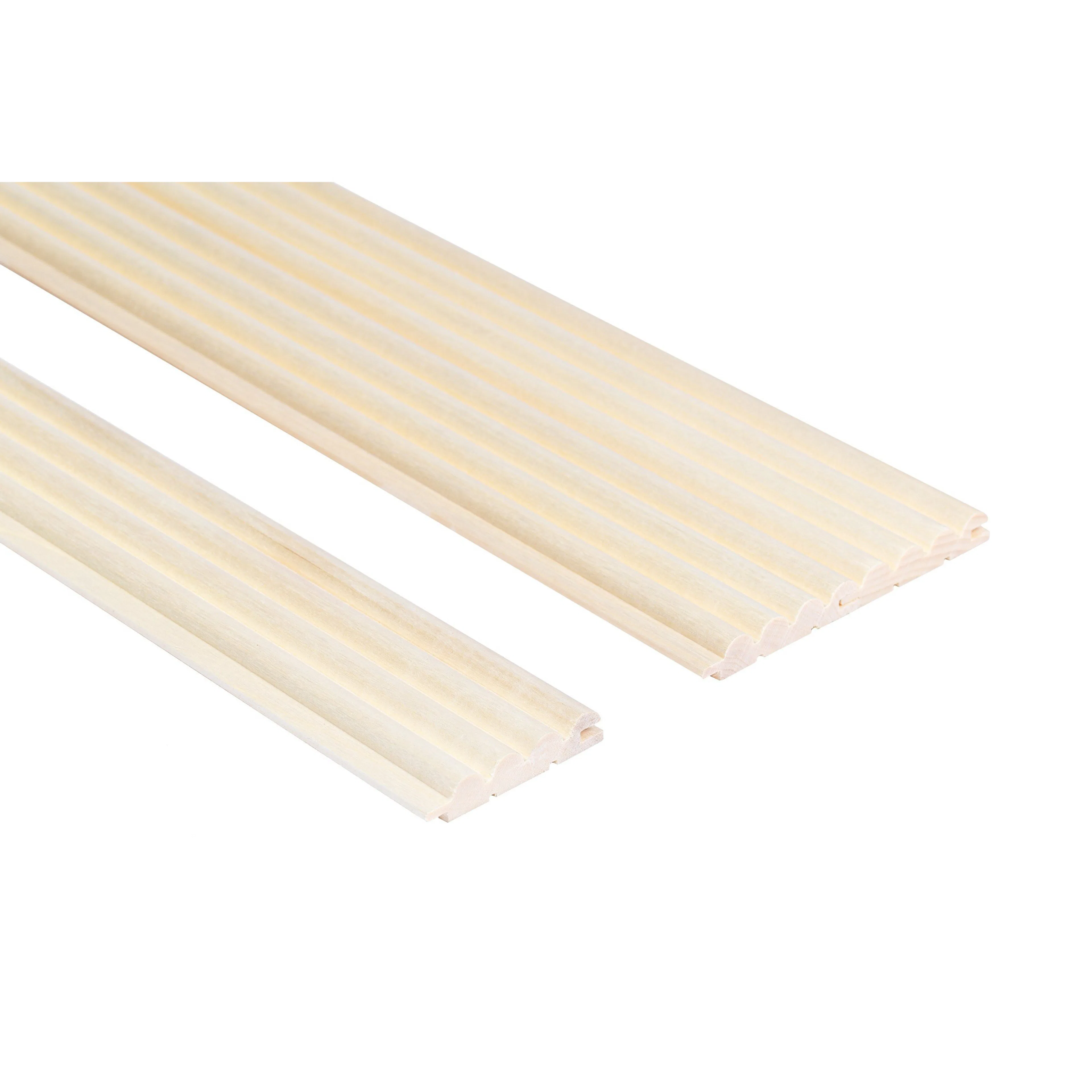 Bastupanel Sauna Sweden Asp Trend Series SRP 15x82mm 6st/pkt