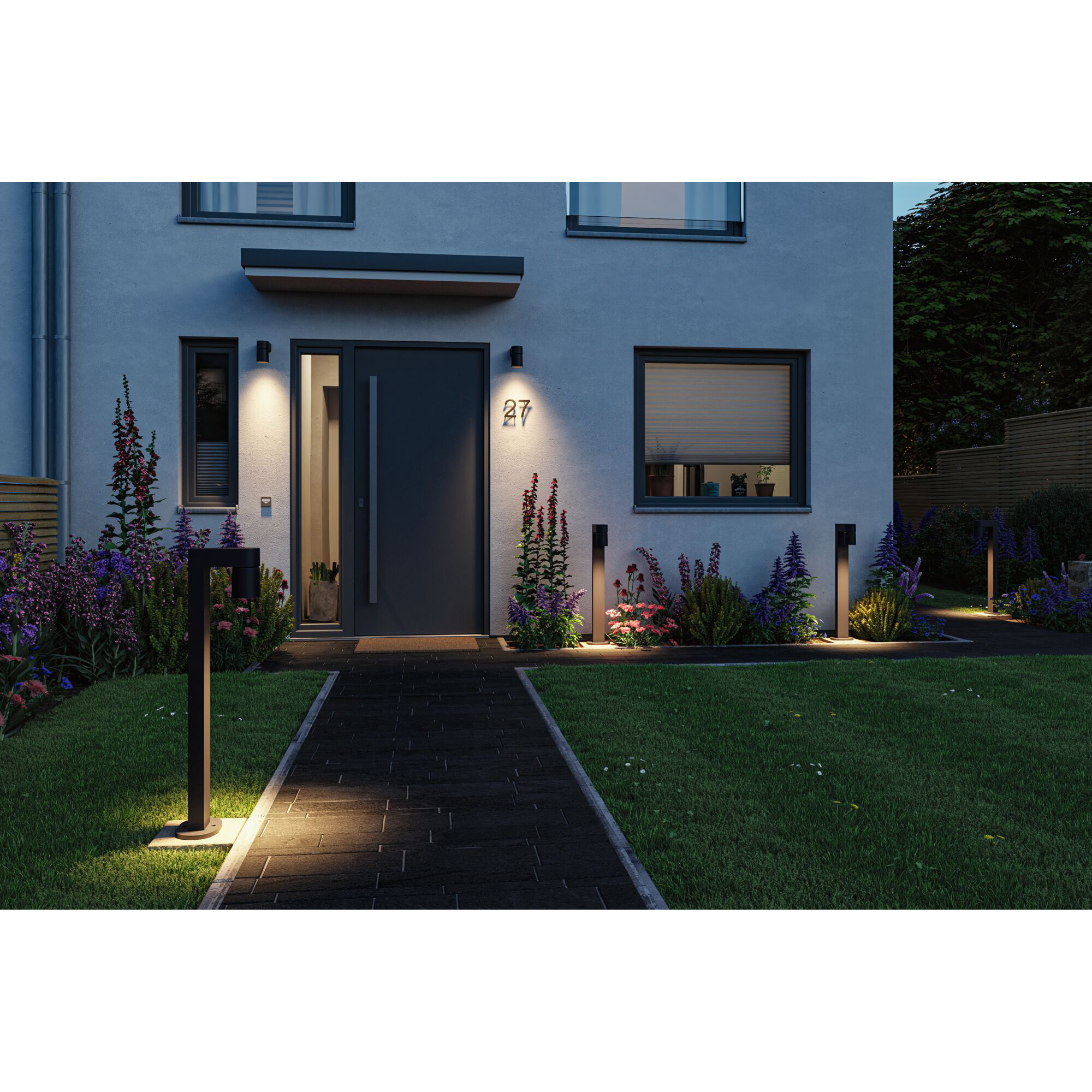 Pollare LED Paulmann Kimu IP44 230V Ljus: Soft White